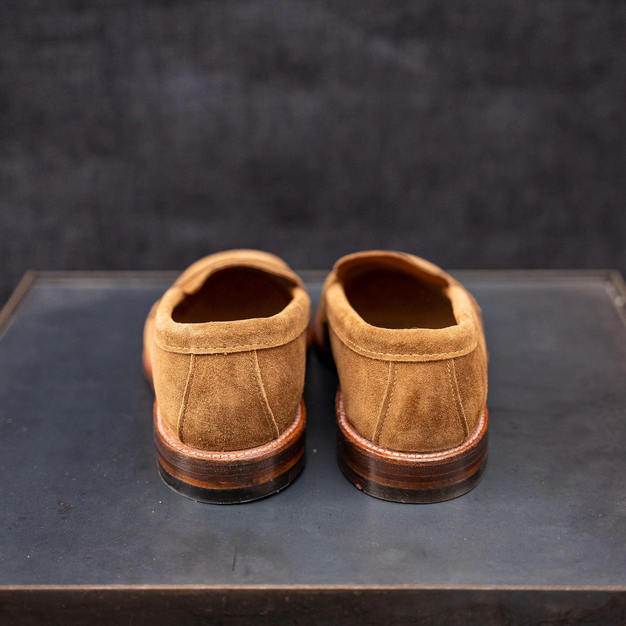 Alden 5735F Unlined Penny Loafer – Snuff Suede - Image 5