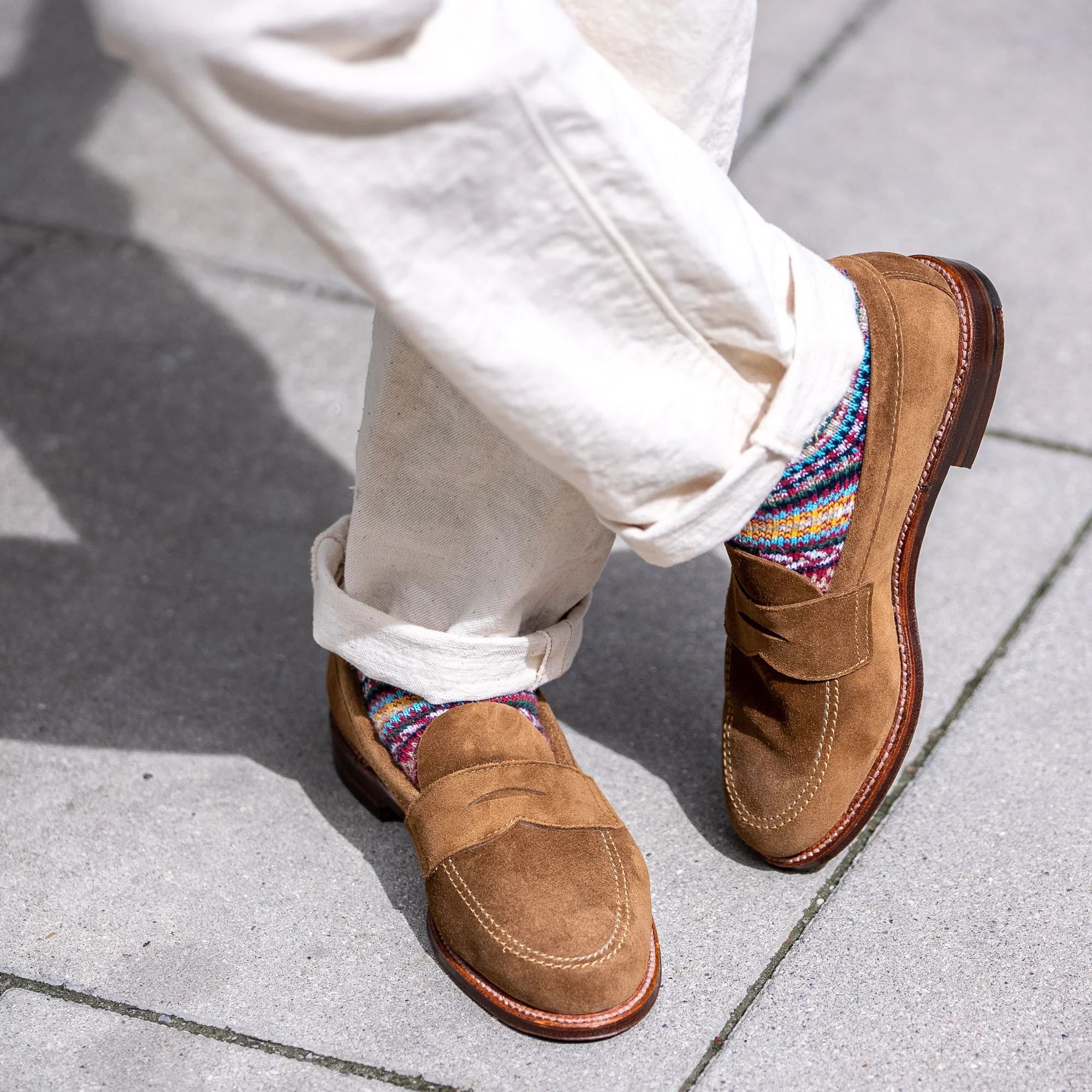 Alden 5735F Unlined Penny Loafer – Snuff Suede - Image 9
