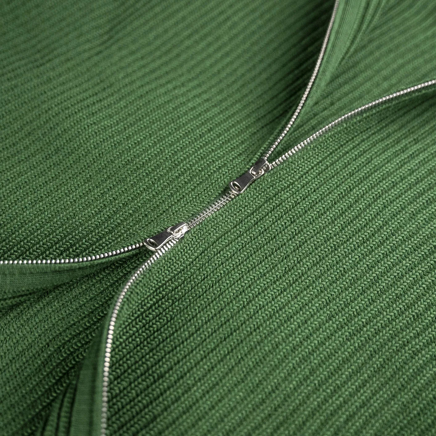 Andersen-Andersen Navy Full-Zip with Pockets - Green - Image 5