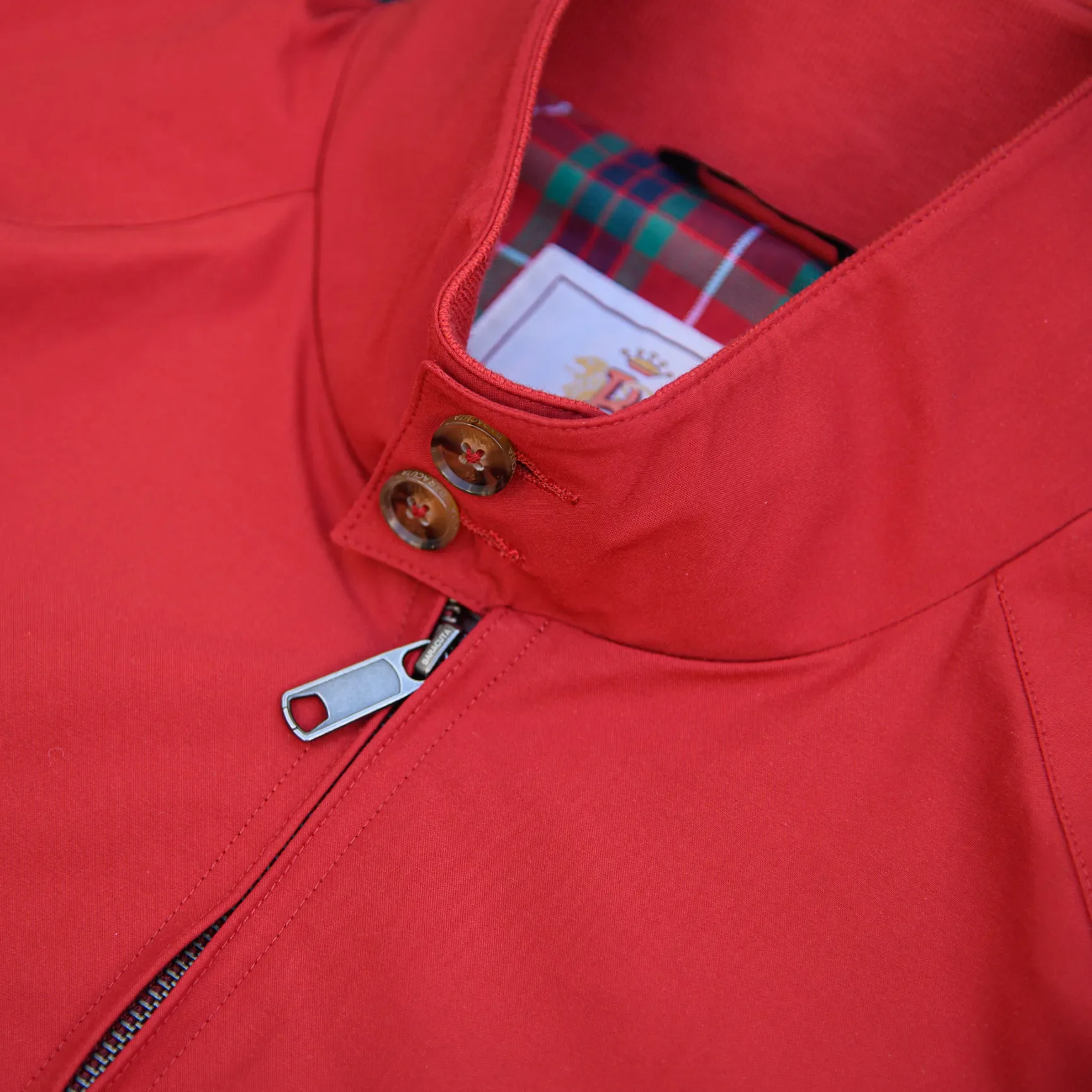 Baracuta G9 Harrington Jacket – Chili Pepper Red - Image 6