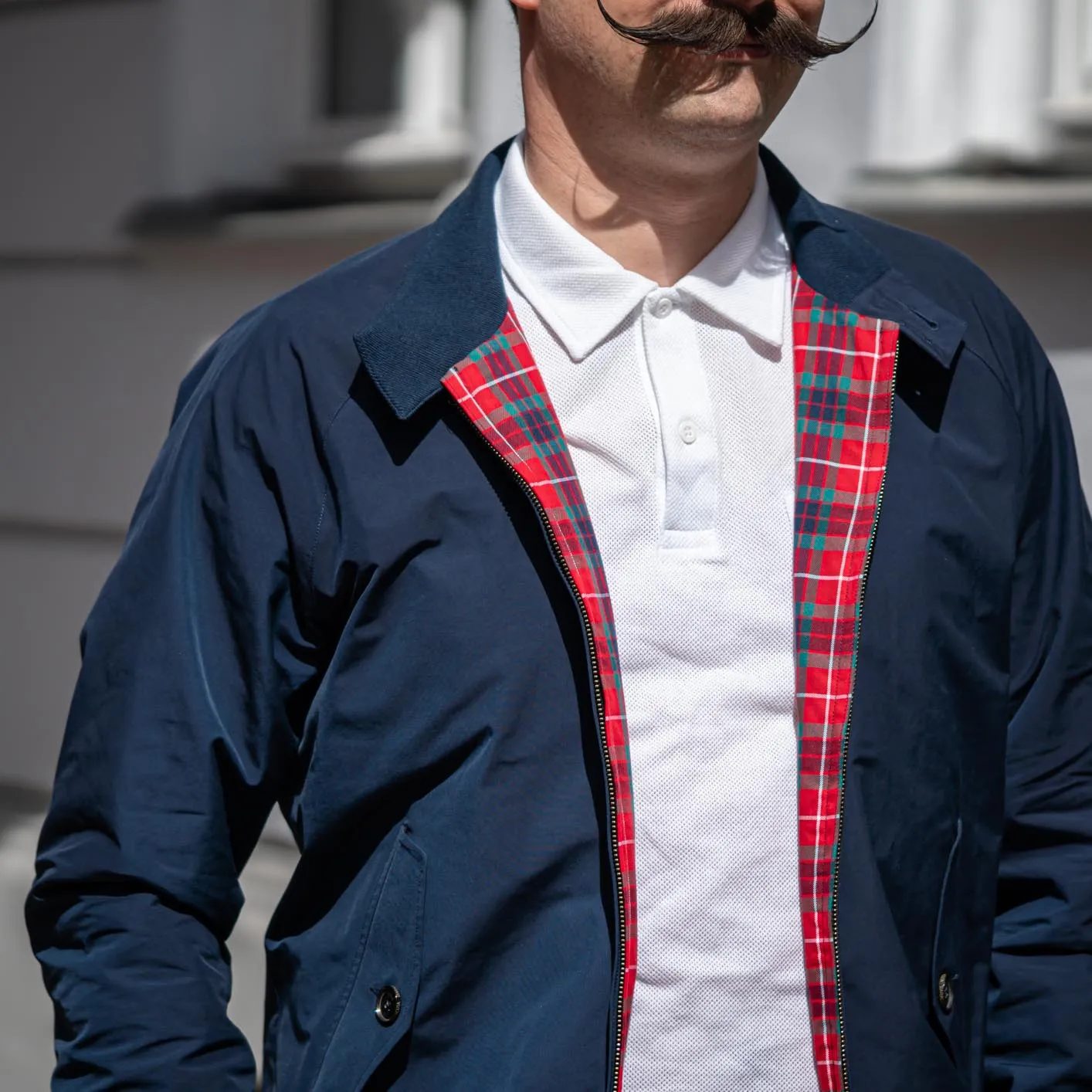 Baracuta G9 Harrington Jacket - Navy - Image 10