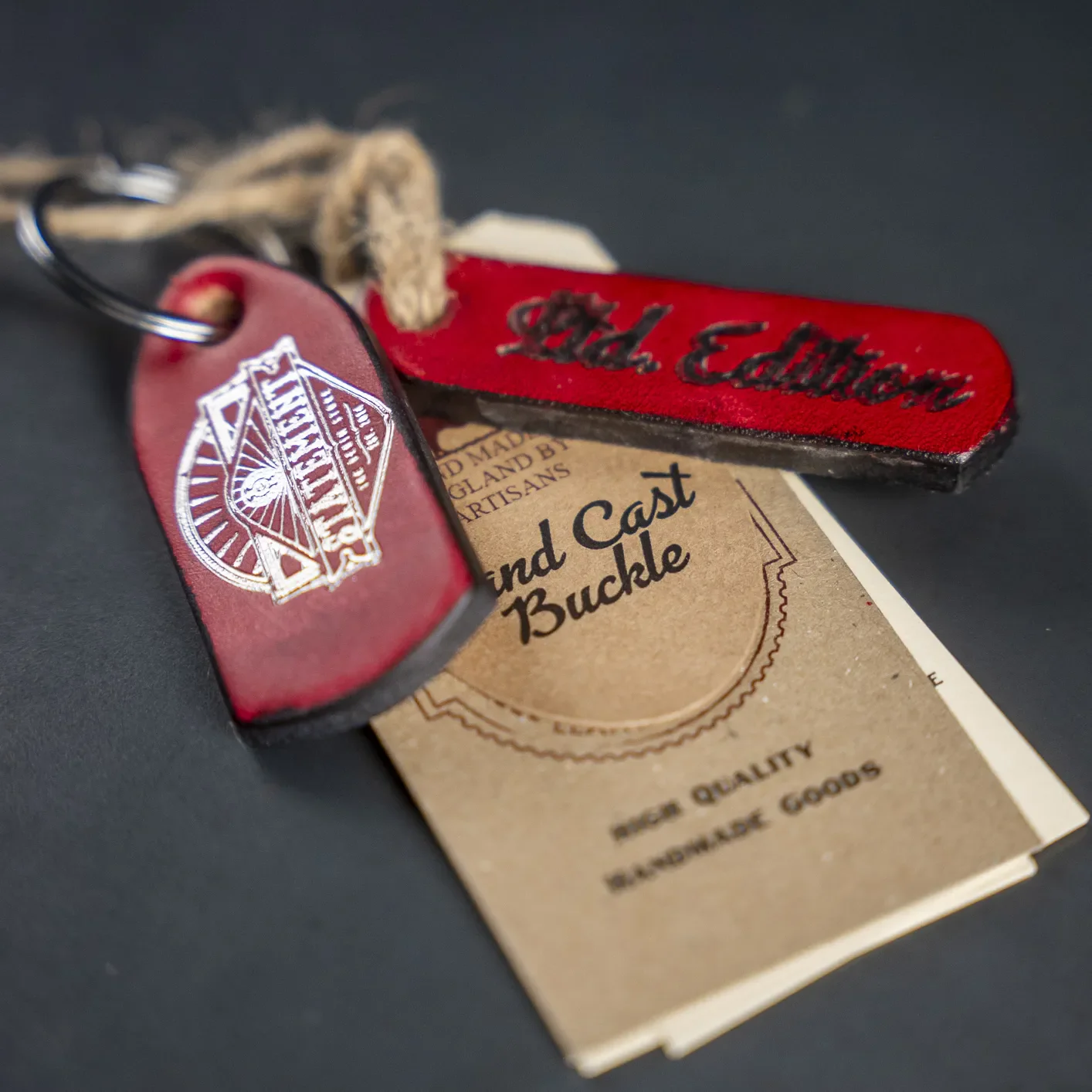 Barnes & Moore x Statement Roller Belt - Benishuho Red / Hand-Dyed / Limited Edition - Image 2