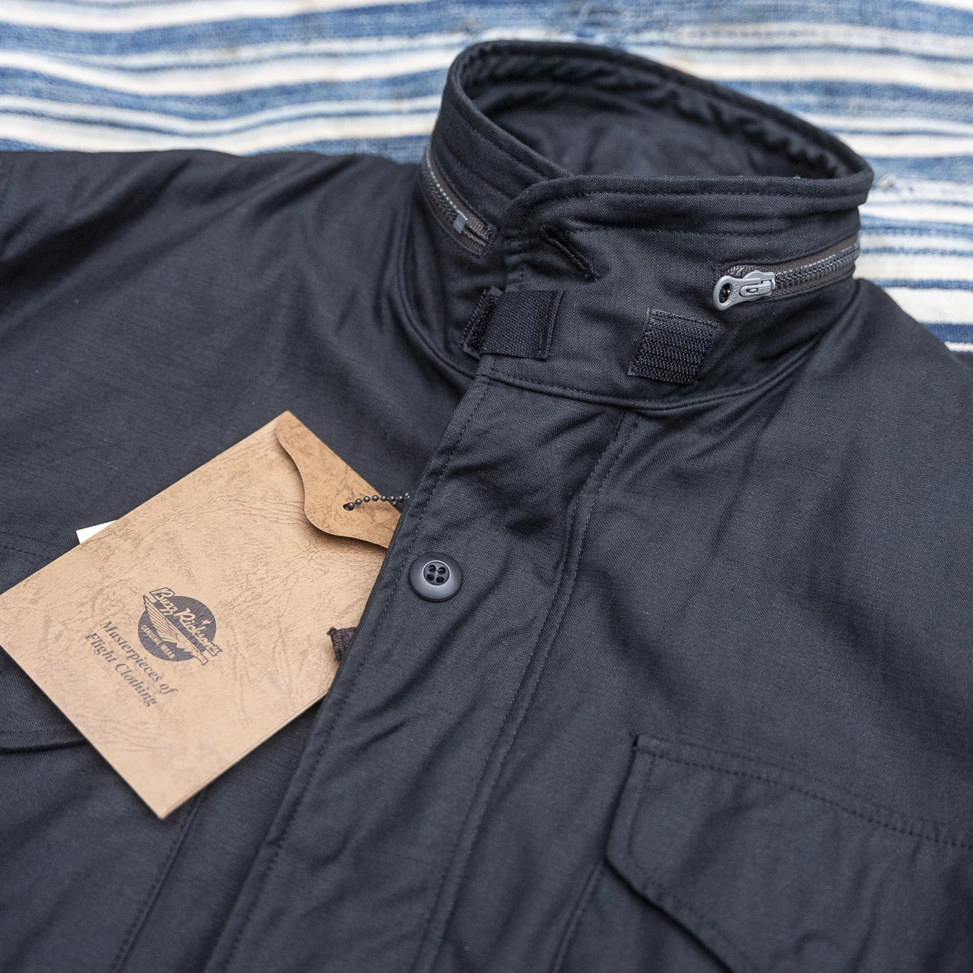 Buzz Rickson's X William Gibson M-65 Jacket - Black - Image 2