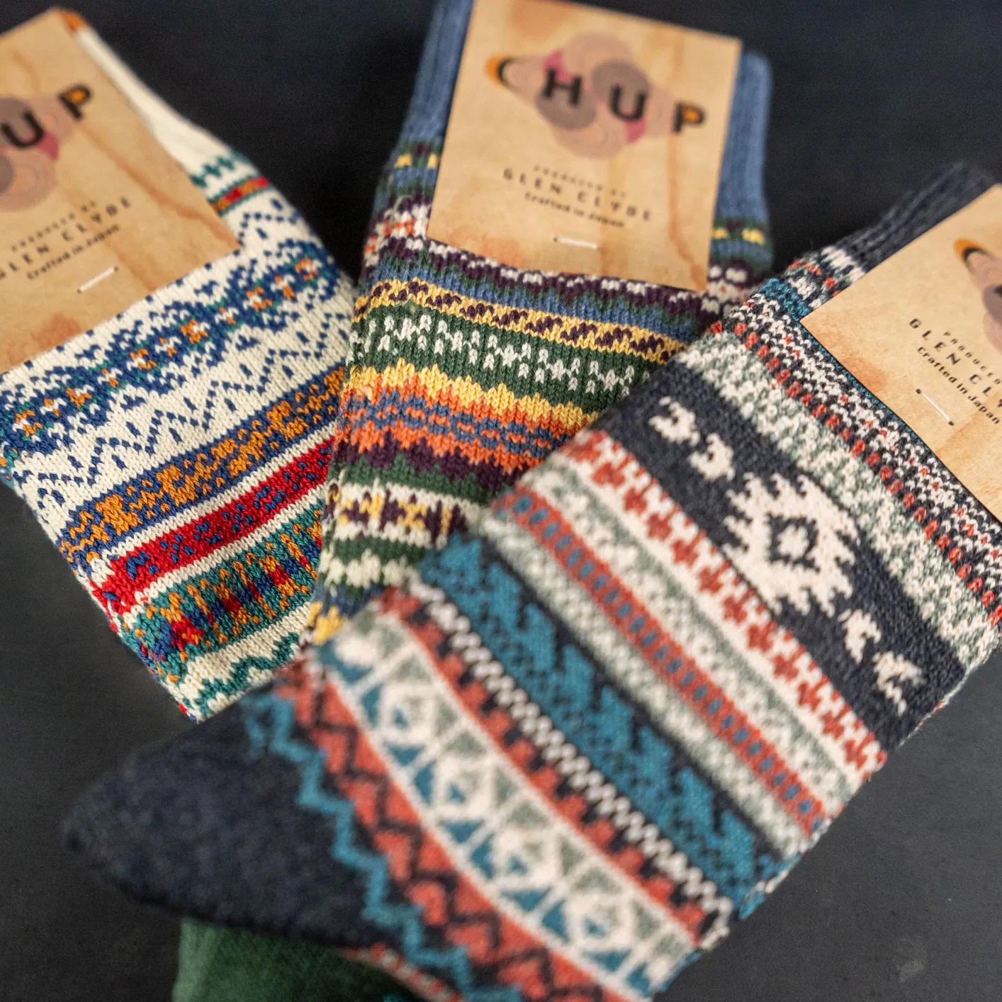 Chup Socks ‘Hansker’ – Charcoal / Wool - Image 4