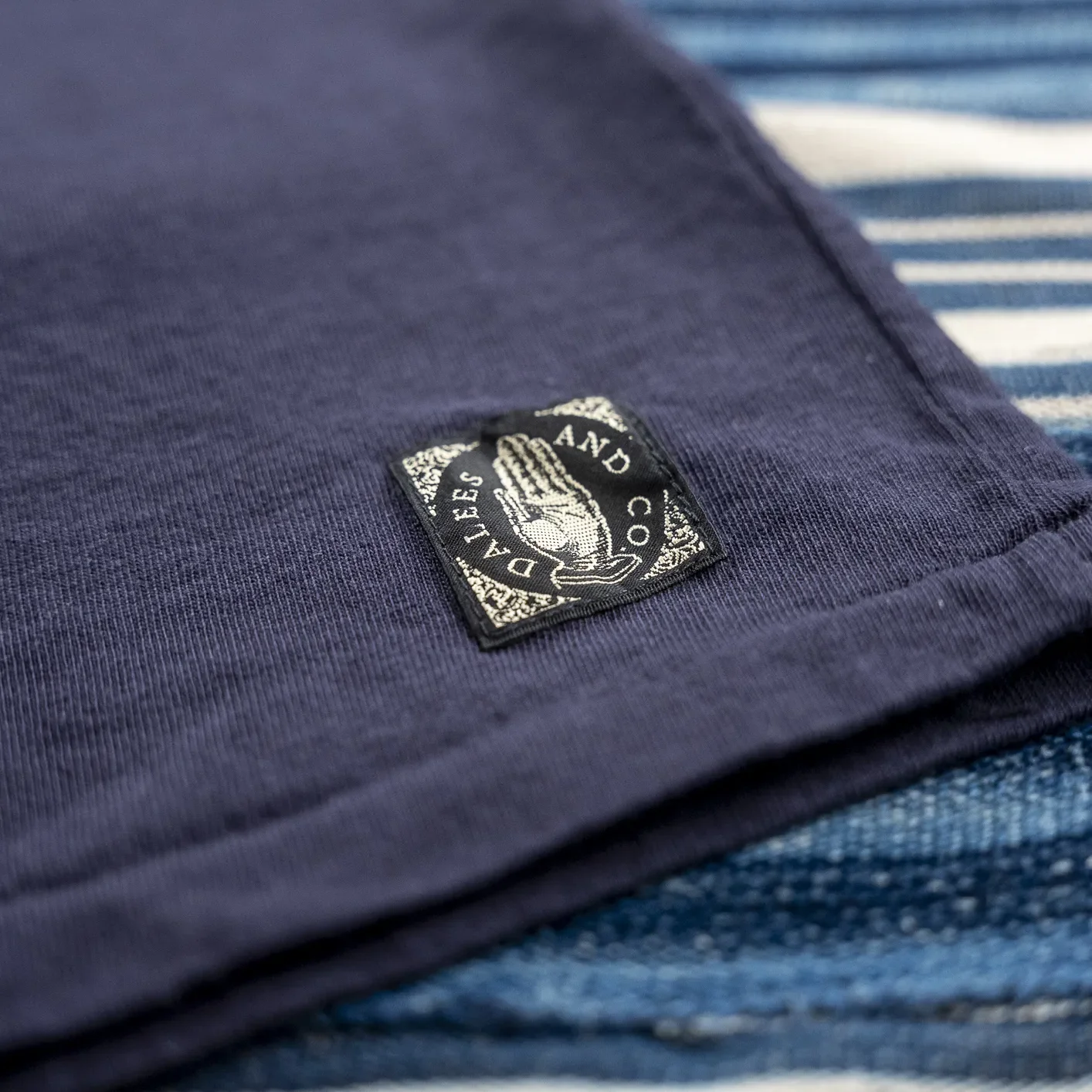 Dalee's & Co. 8.5oz 1930s Loopwheeled Polo - Navy - Image 5