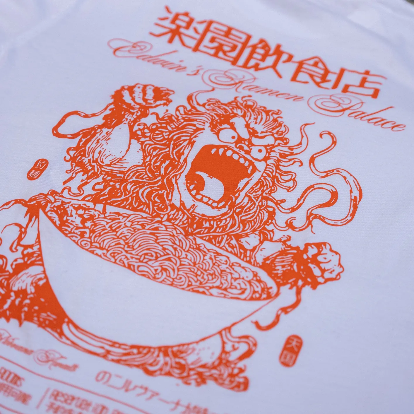 Edwin Ramen Palace T-Shirt – White - Image 4