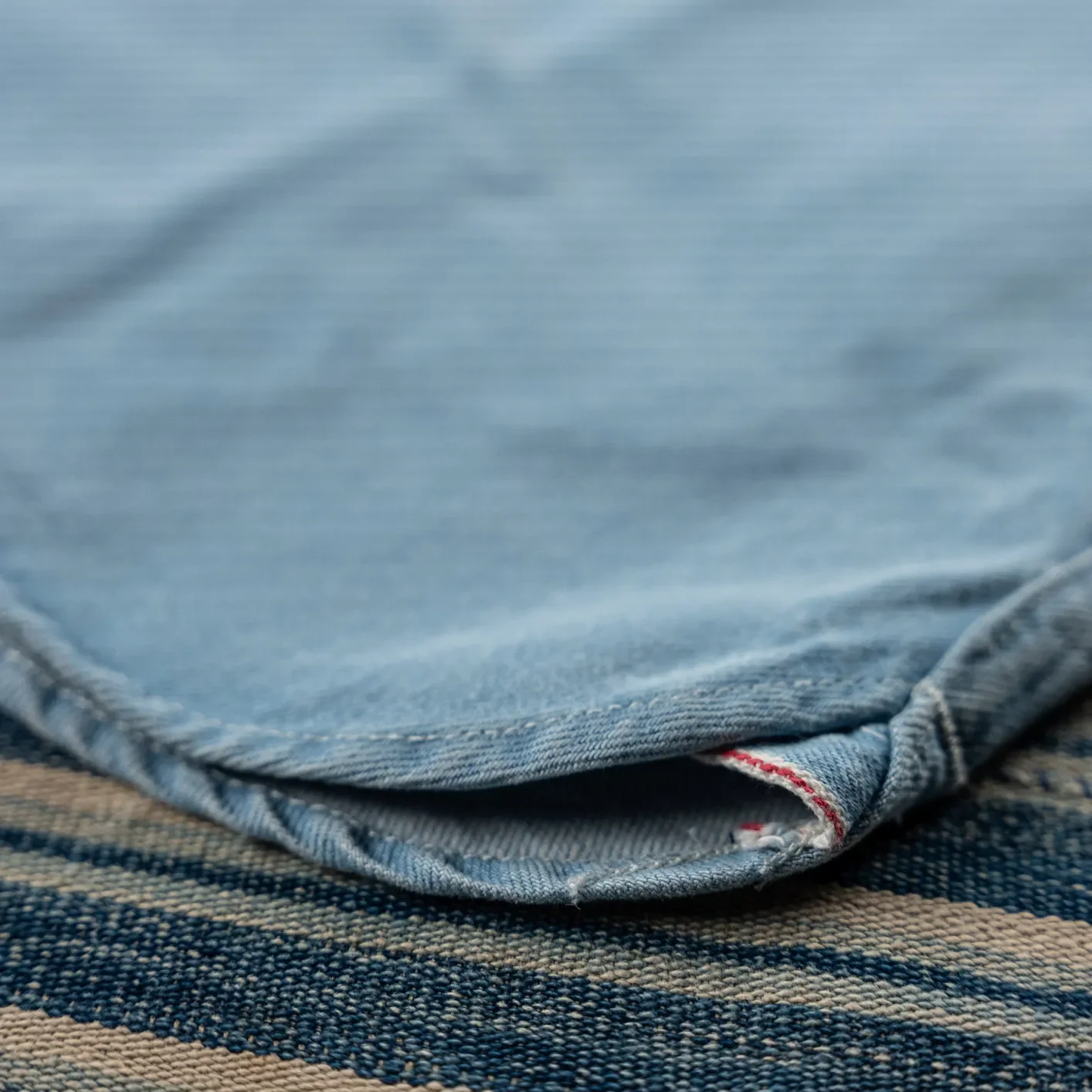 Freenote 11oz Modern Western Denim Shirt – Bleached - Image 7