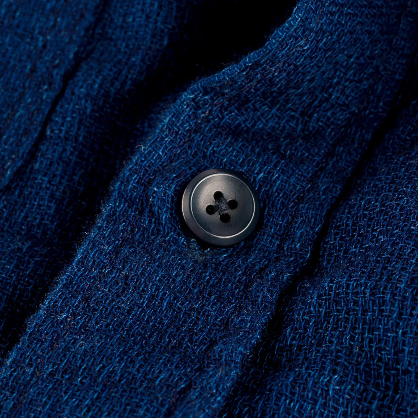 Iron Heart 5oz Double Gauze Summer Shirt – IHSH-417 / Indigo Dyed - Image 6