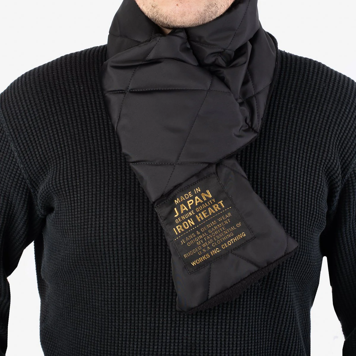Iron Heart PrimaLoft Muffler – Black - Image 5