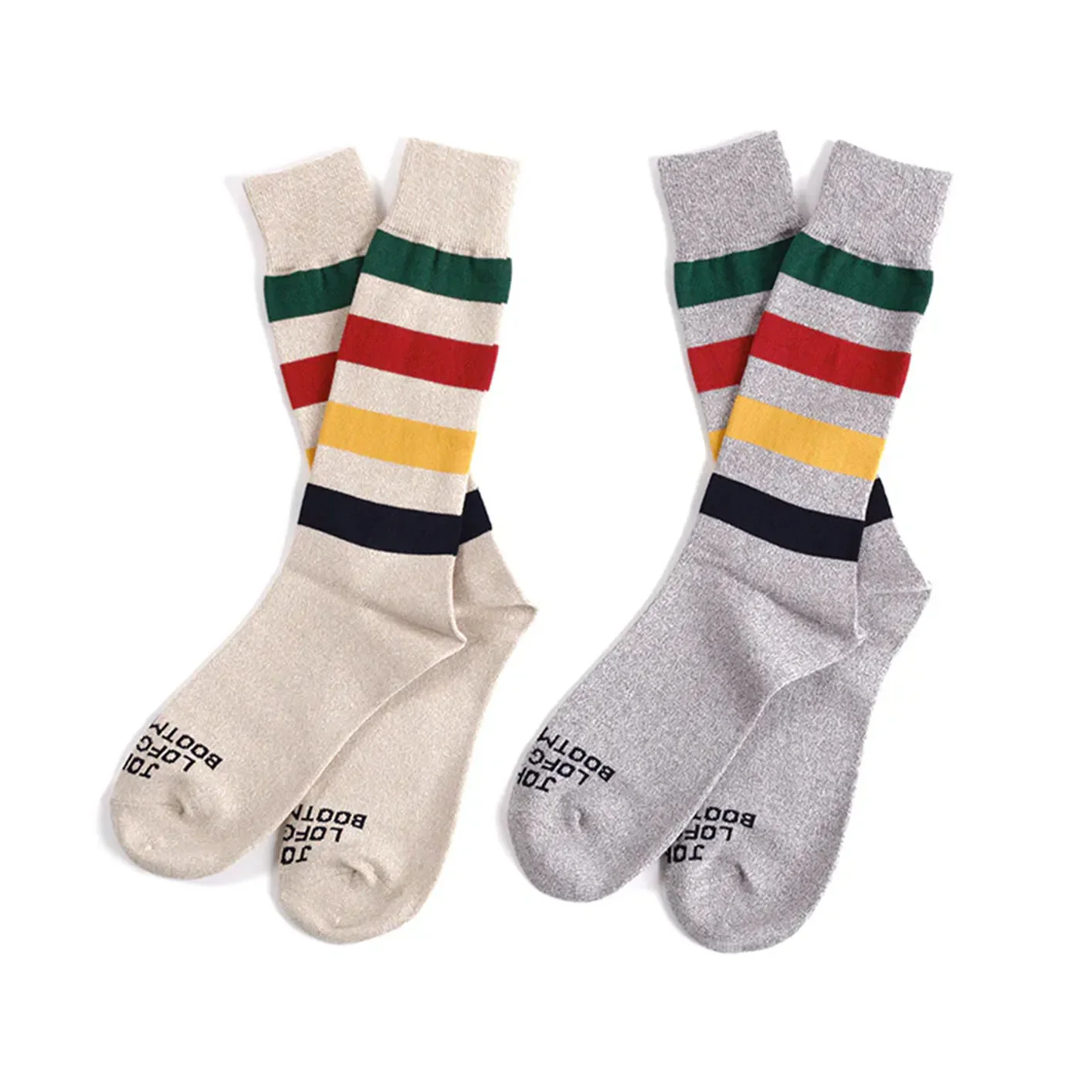 John Lofgren Boot Socks - Frontier Striped / 2-Pack Box - Image 4