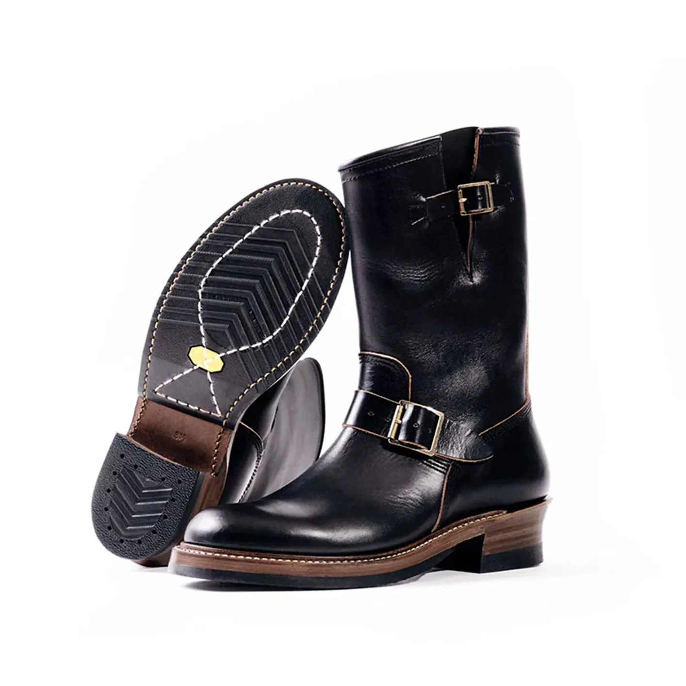 John Lofgren Wabash Engineer Boots – Black / Horween Chromexcel - Image 2