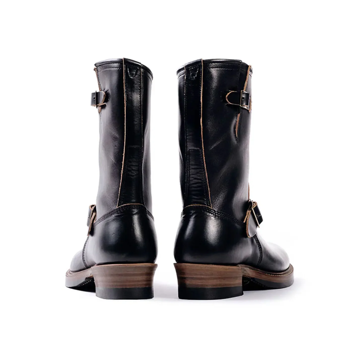 John Lofgren Wabash Engineer Boots – Black / Horween Chromexcel - Image 4