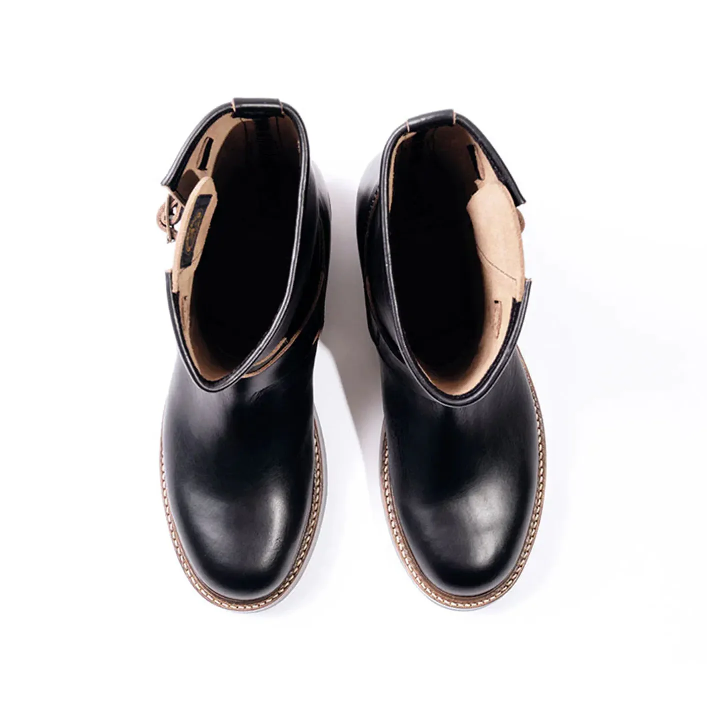 John Lofgren Wabash Engineer Boots – Black / Horween Chromexcel - Image 7