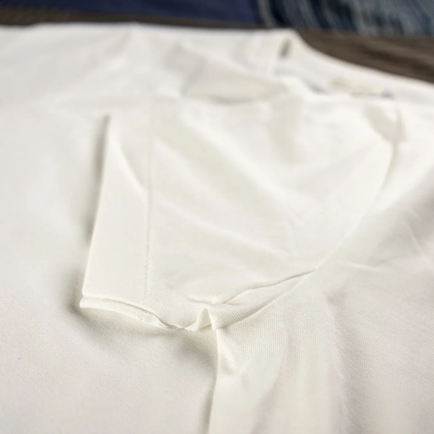 Merz b. Schwanen 2M15 6.8oz Mid-Century T-Shirt - White - Image 3