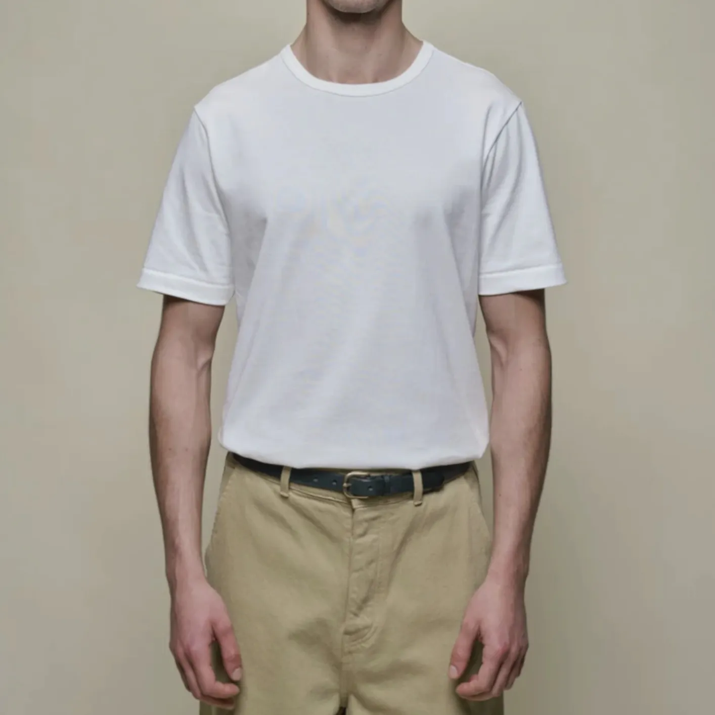 Merz b. Schwanen 2M15 6.8oz Mid-Century T-Shirt - White - Image 7