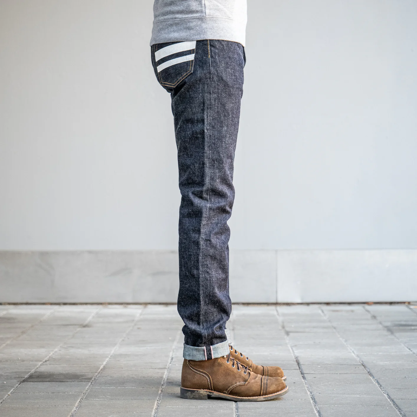 Momotaro 0405-SP 15,7oz High Tapered Jeans - Going to Battle - Image 4