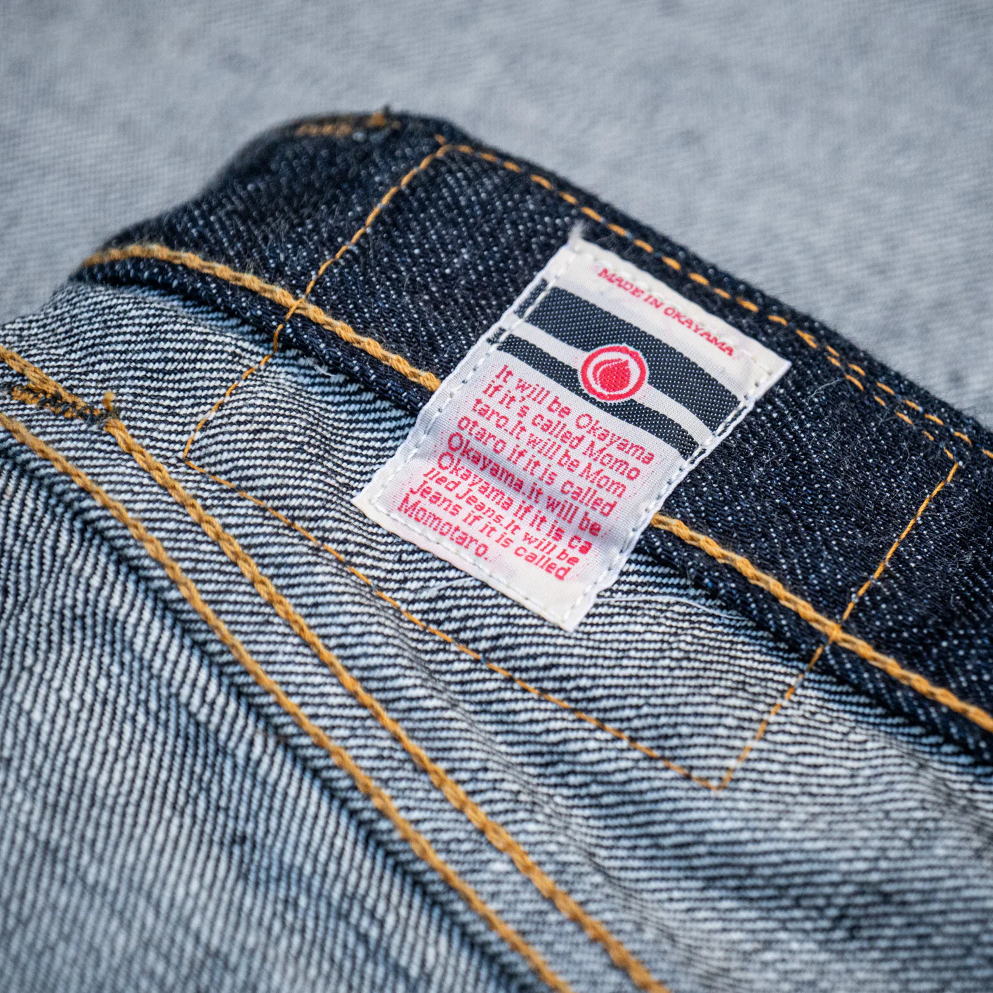 Momotaro 0405-SP 15,7oz High Tapered Jeans - Going to Battle - Image 8