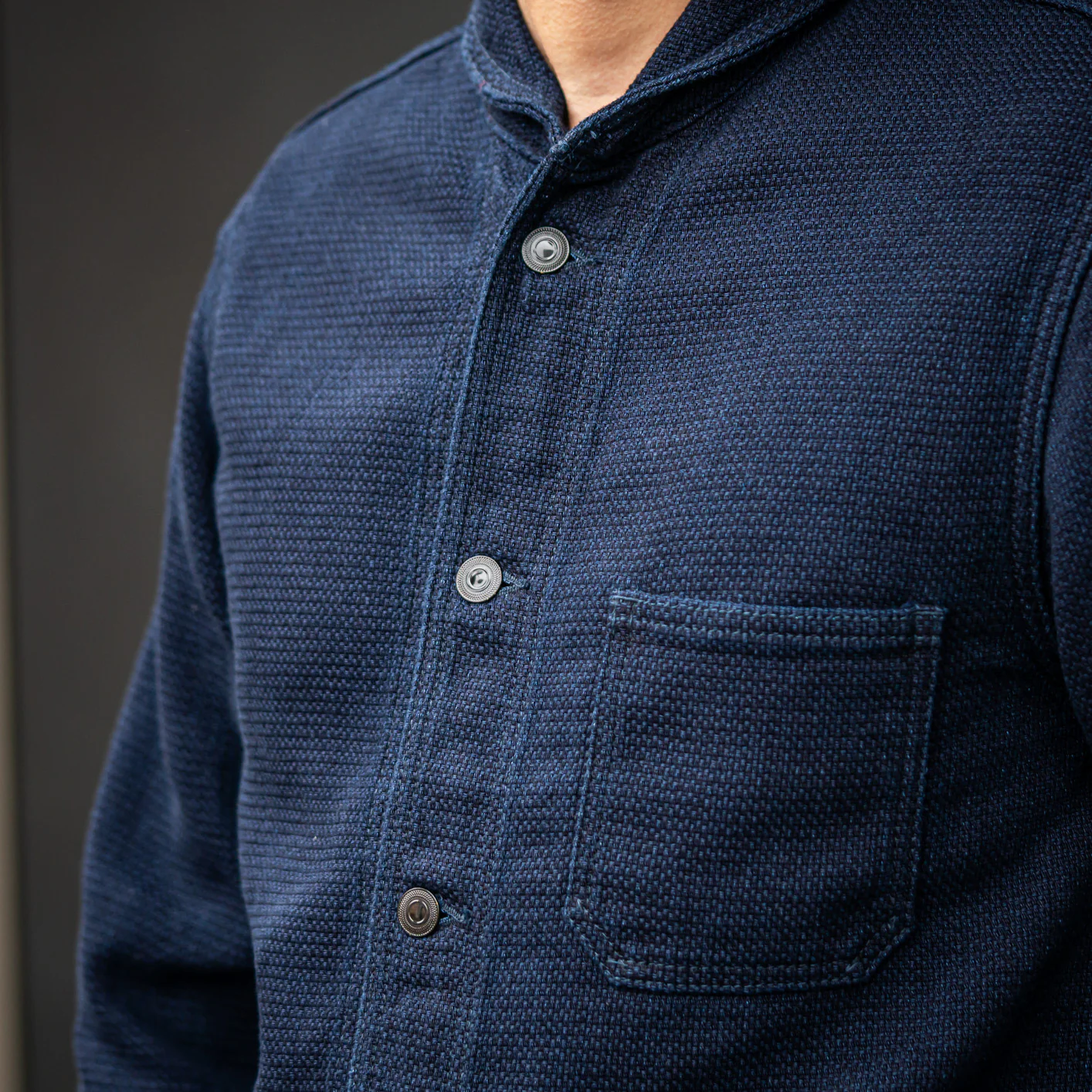 Momotaro 13oz Indigo Dobby Coverall - Image 5