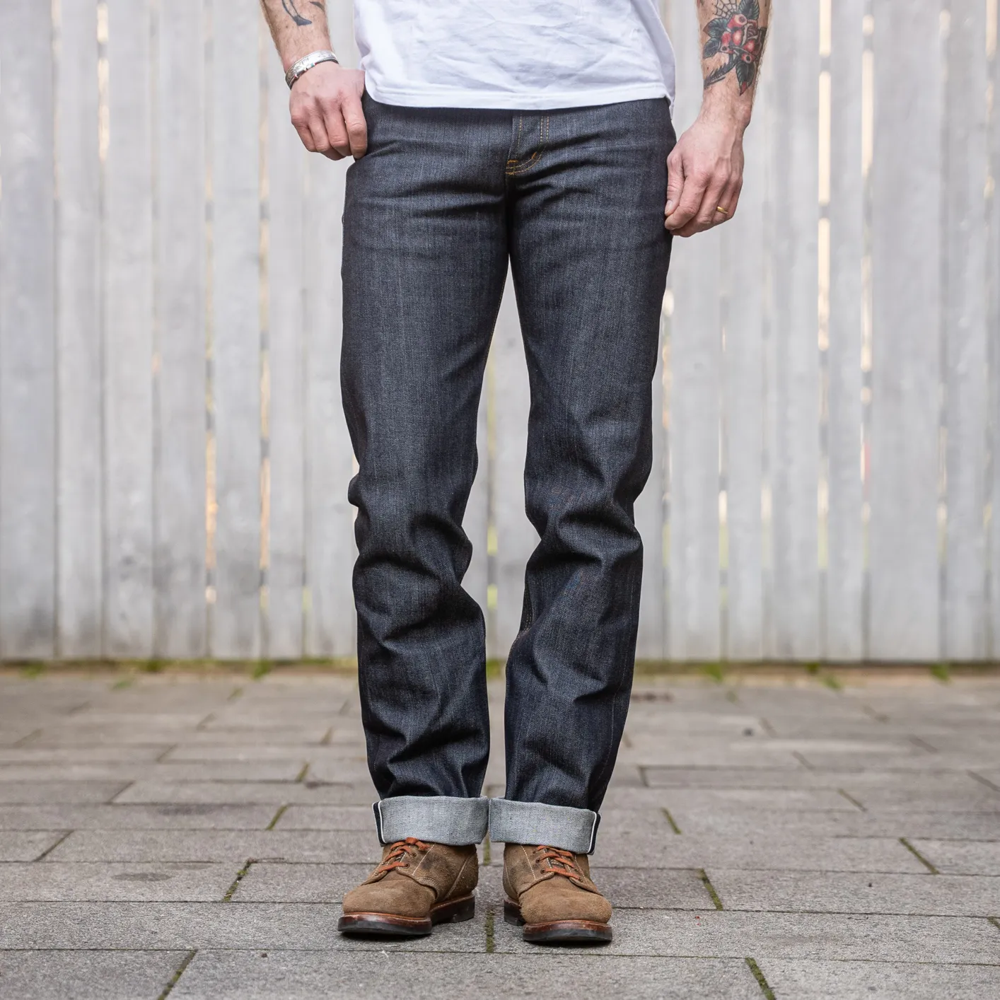 Naked & Famous 13.75oz Left Hand Twill Selvedge Jeans - Weird Guy / Regular Tapered