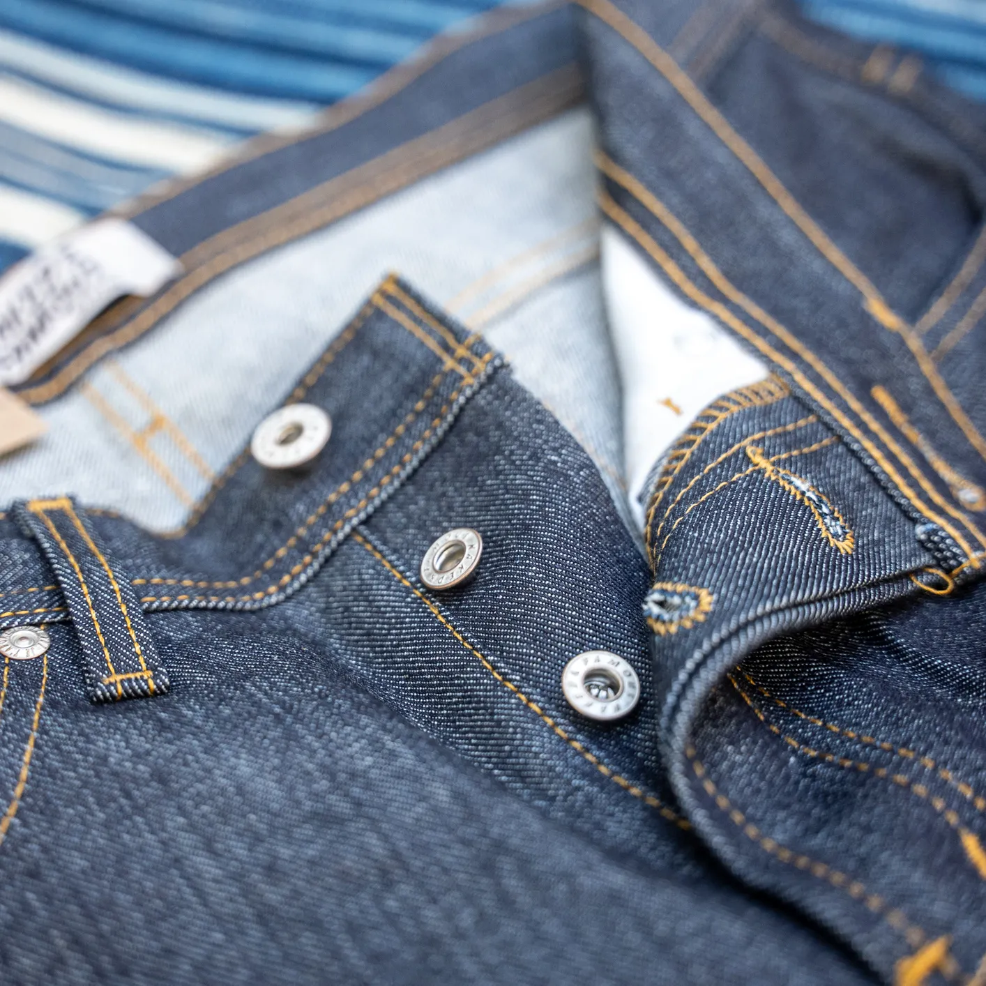 Naked & Famous 13.75oz Left Hand Twill Selvedge Jeans - Weird Guy / Regular Tapered - Image 4
