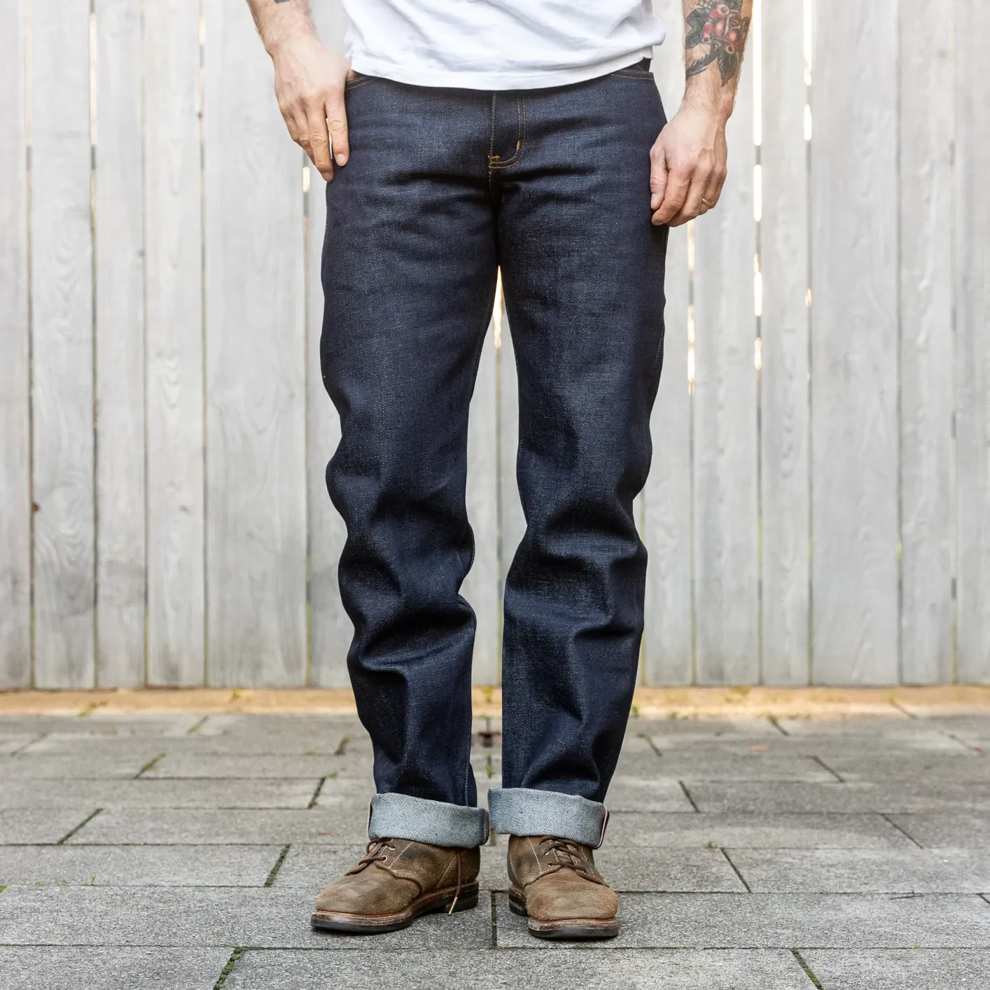 Naked & Famous 20oz ‘Dirty Elephant’ Selvedge Jeans – Weird Guy / Regular Tapered