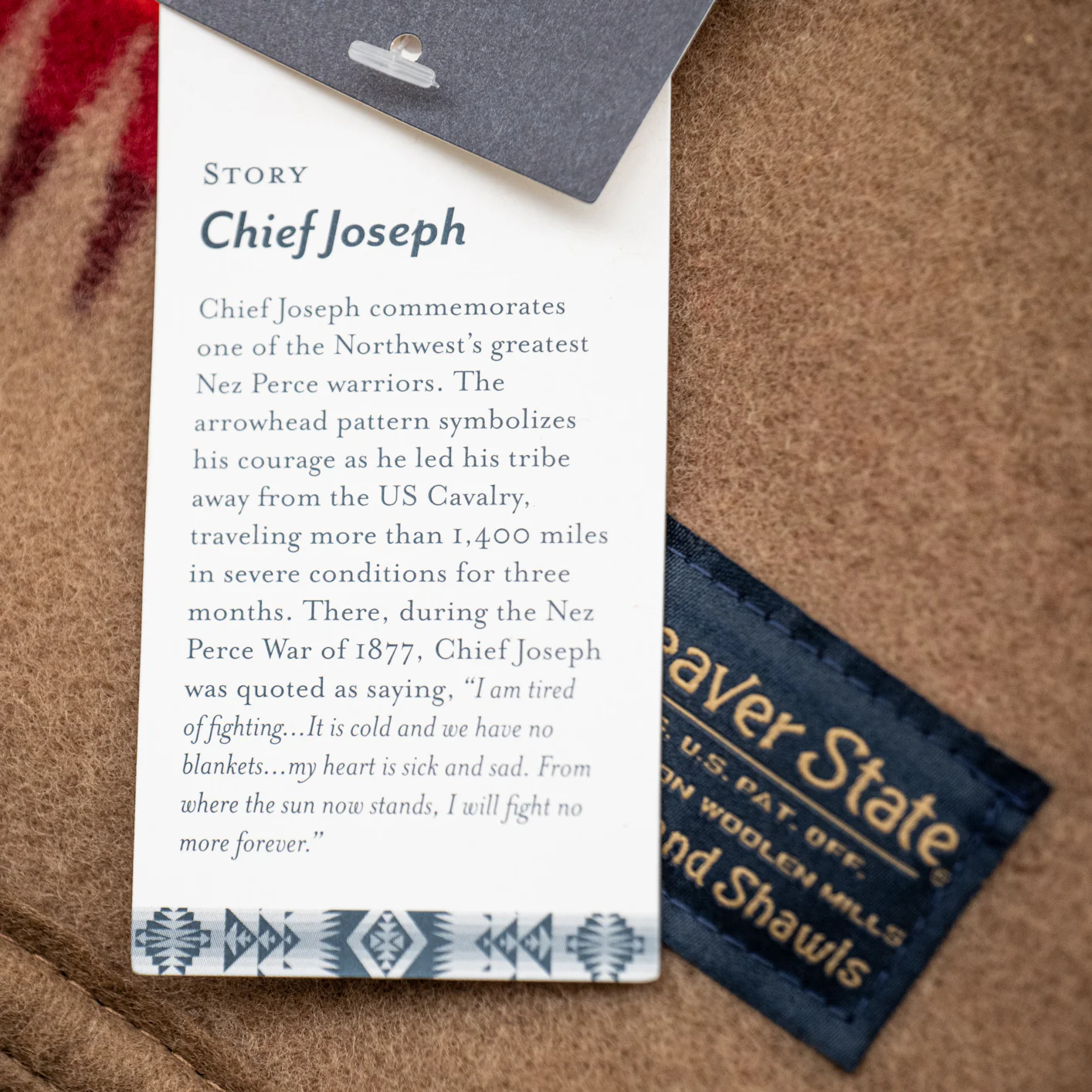 Pendleton Blanket - Chief Joseph / Khaki - Image 7