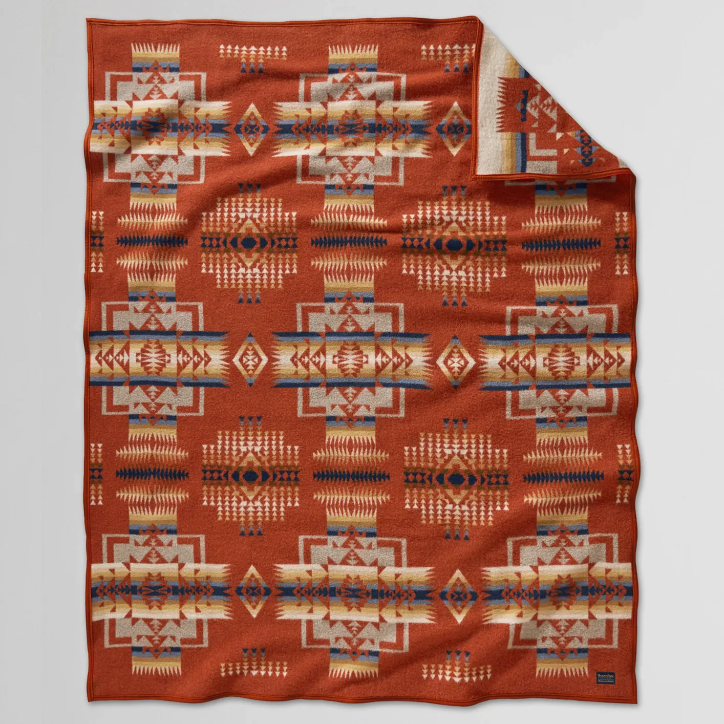 Pendleton Jacquard Blanket - Chief Joseph / Chili