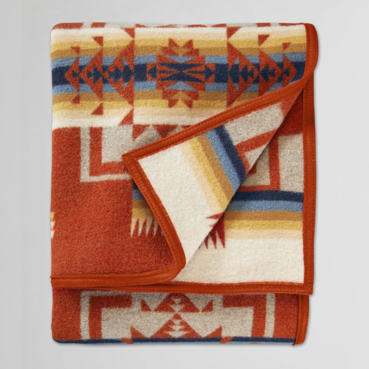 Pendleton Jacquard Blanket - Chief Joseph / Chili - Image 2