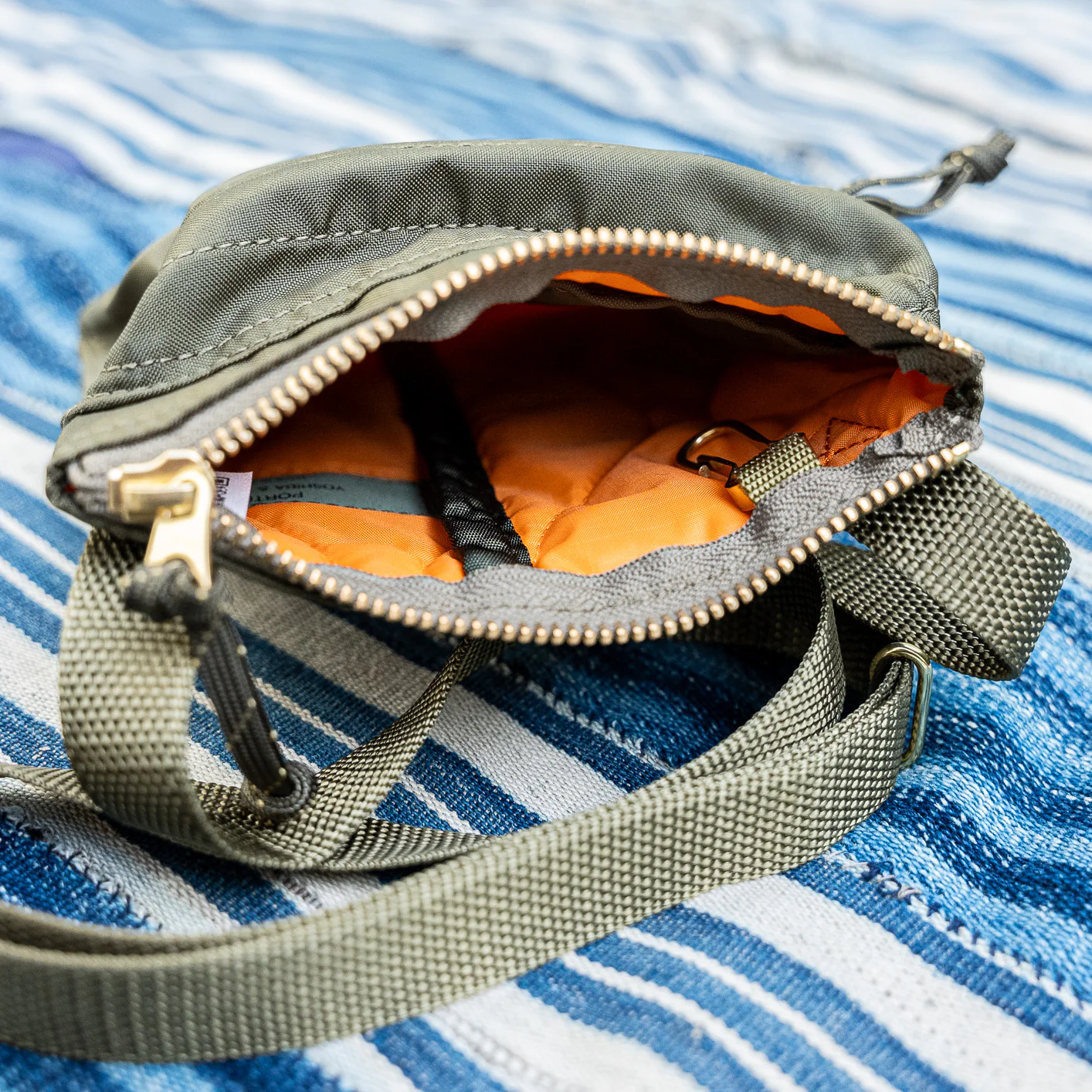 Porter Yoshida FORCE Shoulder Pouch - Olive Drab - Image 3