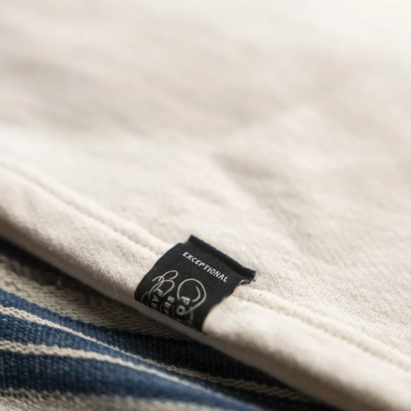 Prequel 10oz Archive Summer Sweat Henley - Natural - Image 4