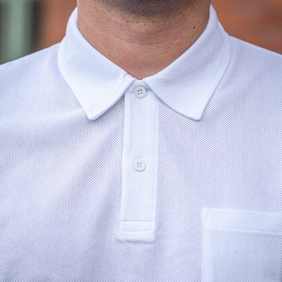 Sunspel Riviera Polo Shirt - White - Image 6