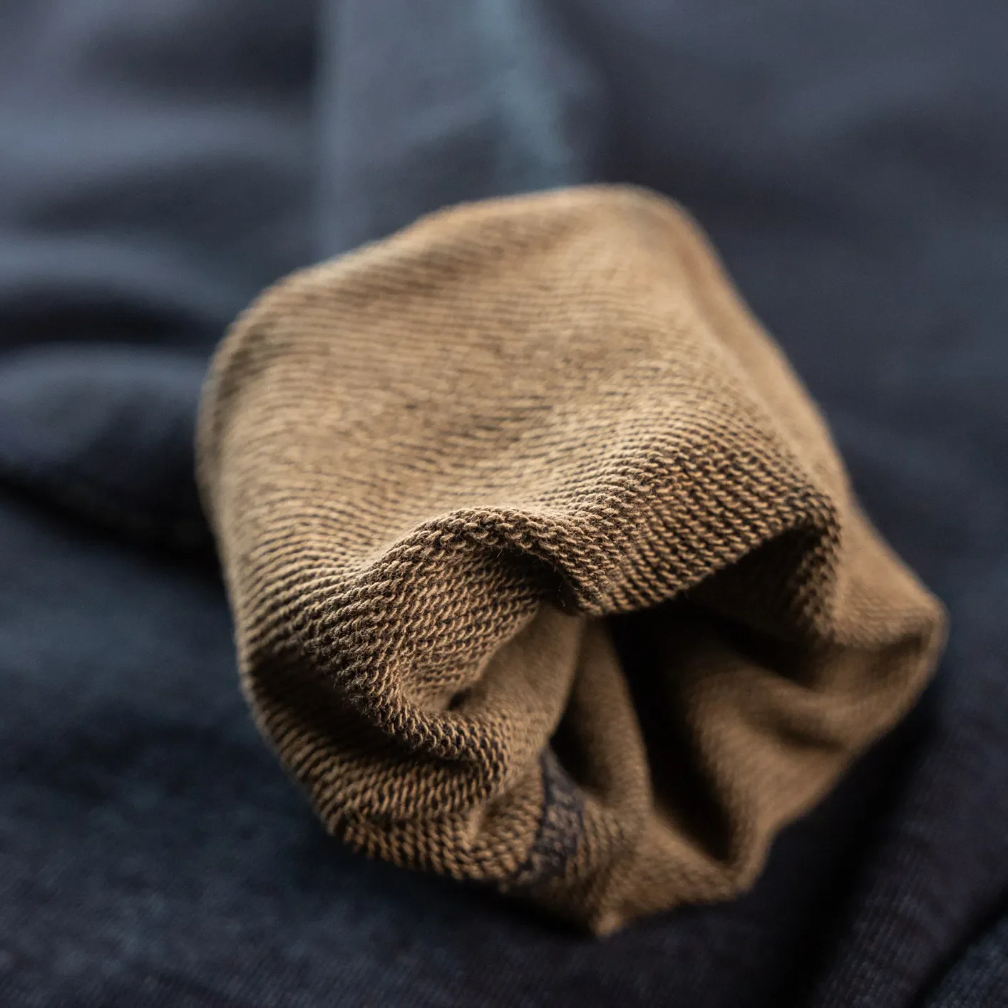 Samurai Jeans 14.5oz ‘Kakishibu’ Loopwheeled Sweatshirt – Indigo - Image 4
