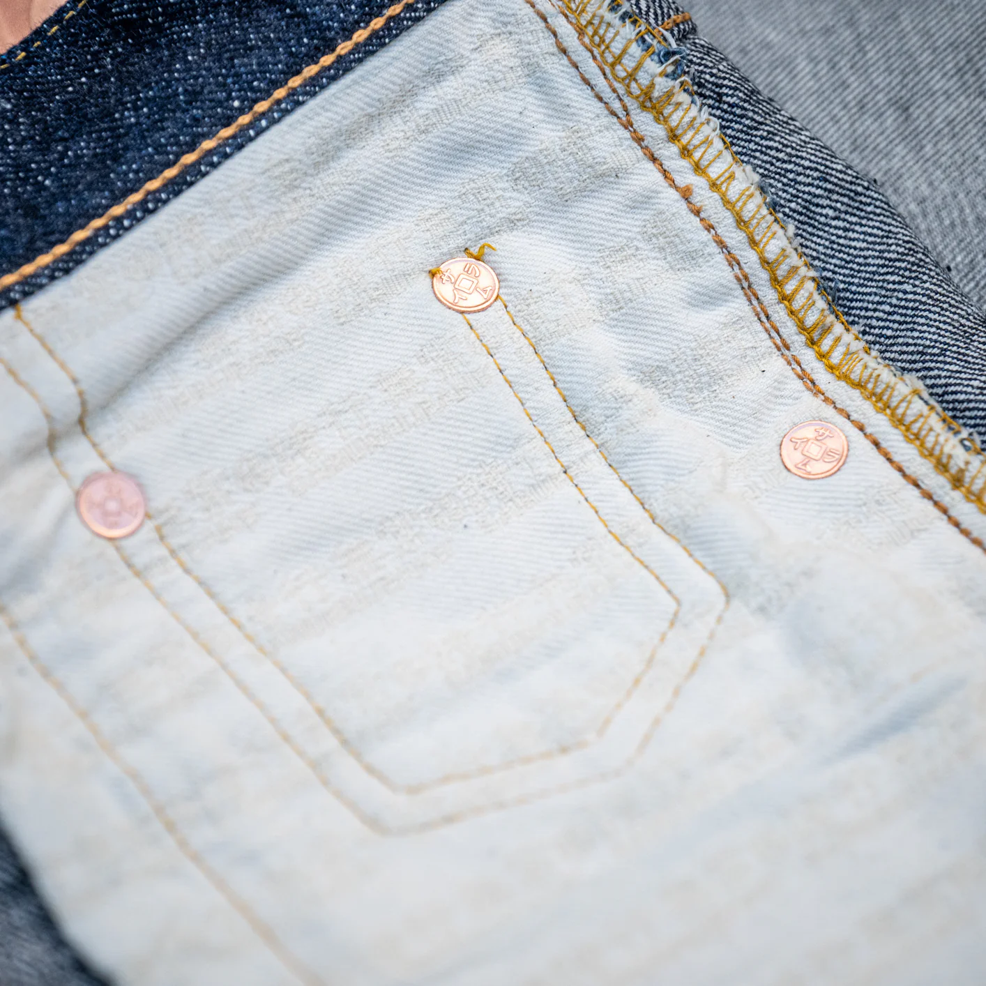 Samurai Jeans S211VX 'Benkei' 17oz Bushido Selvage Jeans - Relaxed Tapered - Image 8