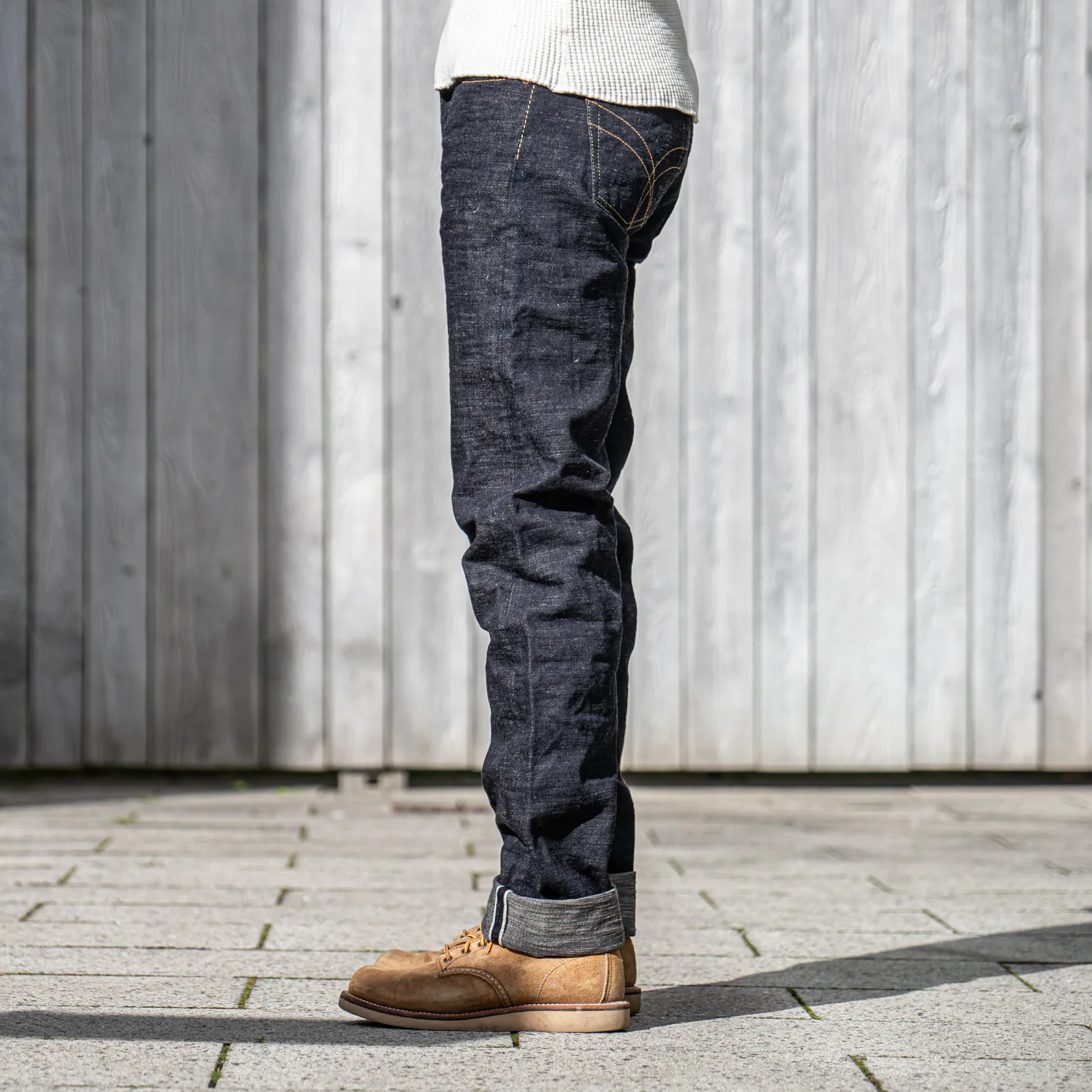 Strike Gold SG5103 15oz Slub Selvedge Jeans – Classic Straight - Image 4