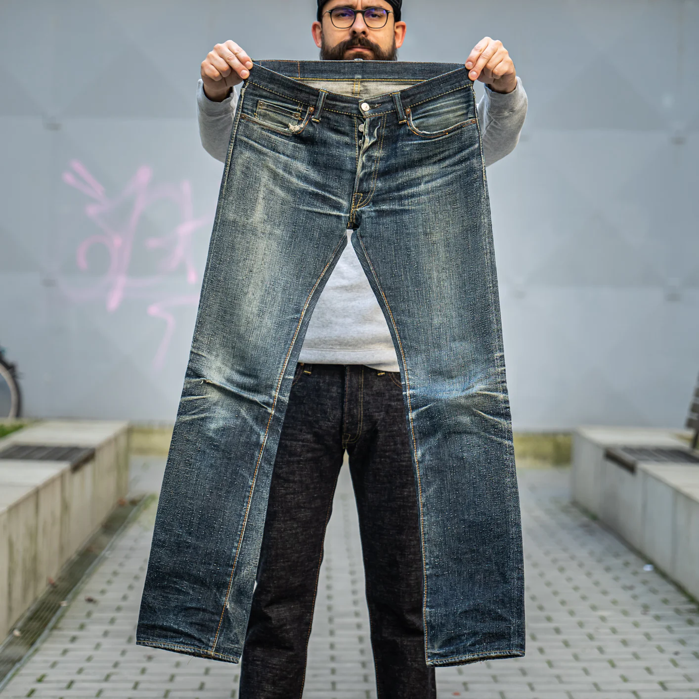 Strike Gold SG5104 15oz Slub Selvedge Jeans – Relaxed Tapered - Image 9