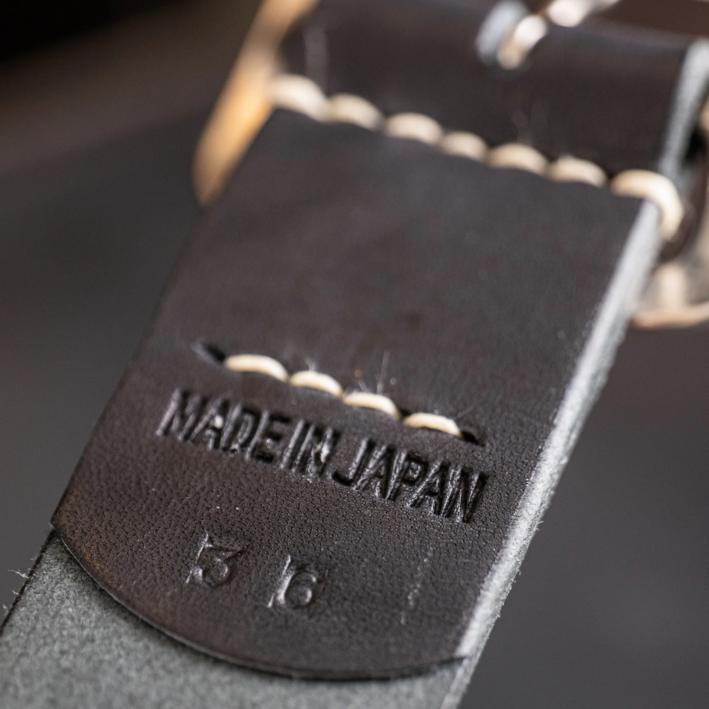 Sugar Cane Garrison Belt – Black - Image 3