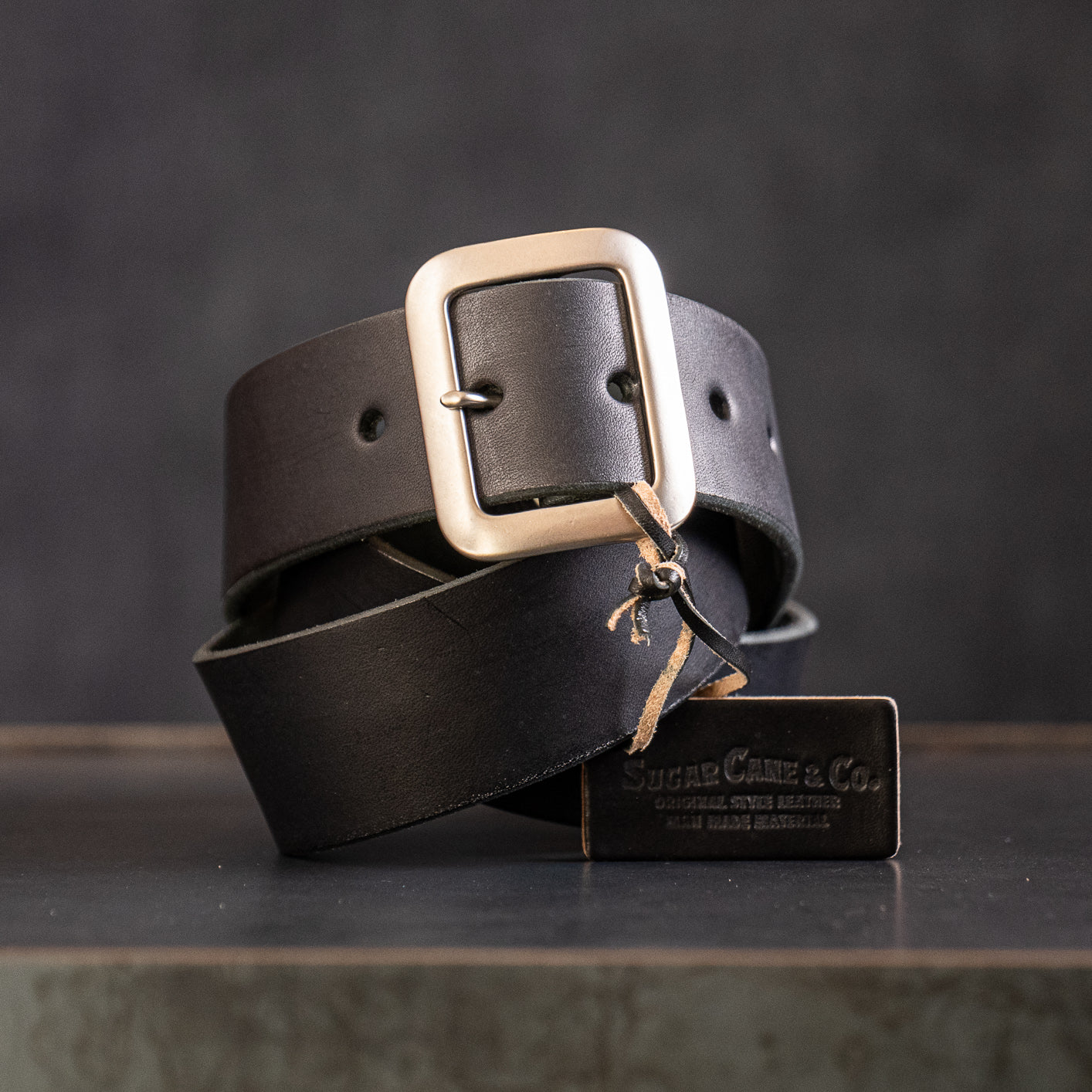 Sugar Cane Garrison Belt – Black - Image 4