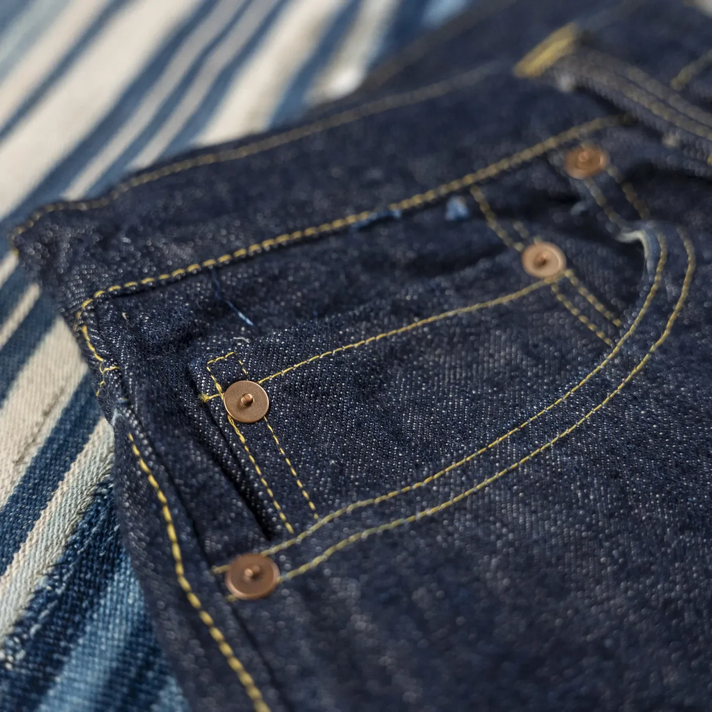 Sugar Cane ‘S1945’ 14oz Waist Overall - #1 Super Denim Collectible Collection - Image 10