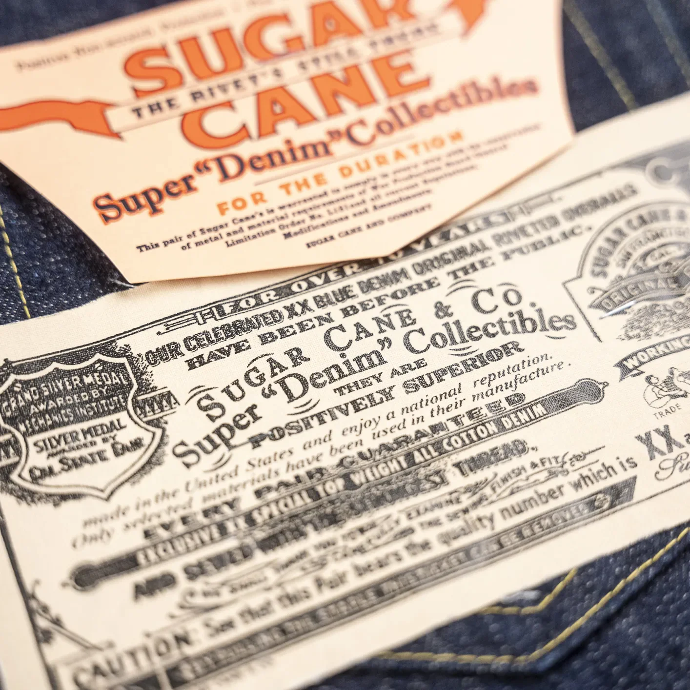 Sugar Cane ‘S1945’ 14oz Waist Overall - #1 Super Denim Collectible Collection - Image 9