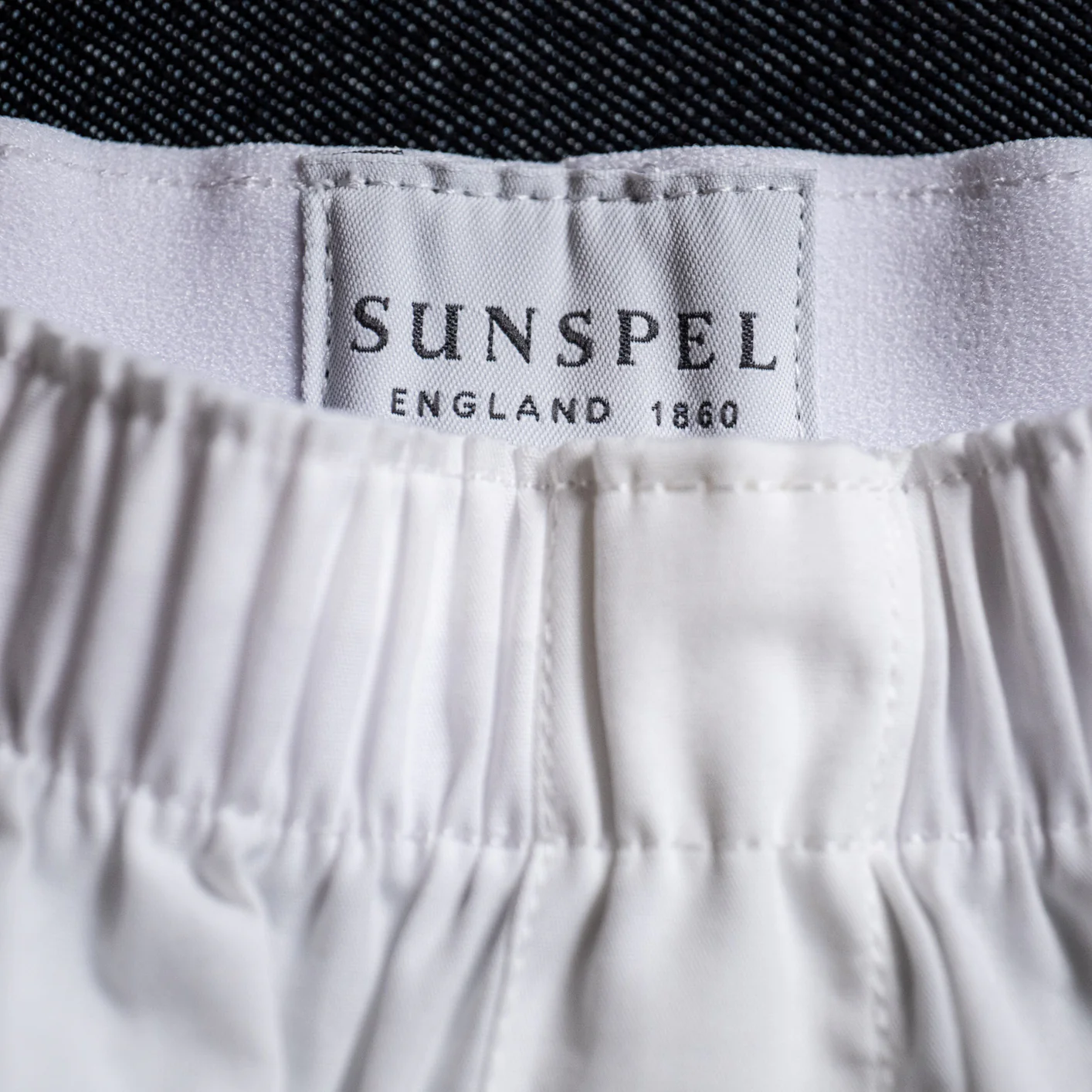 Sunspel Woven Boxer Short – White - Image 5