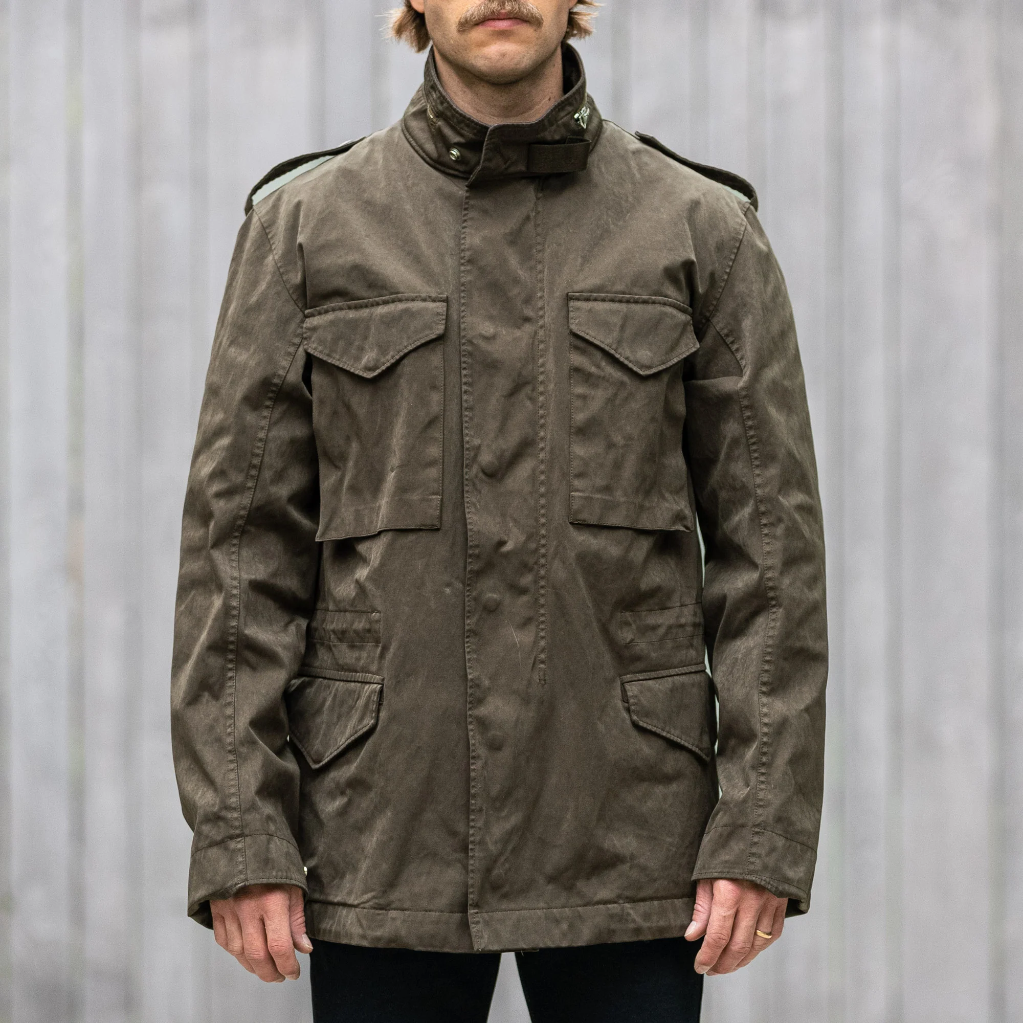 Ten C 13oz OJJ Field Jacket – Dark Olive - Image 6