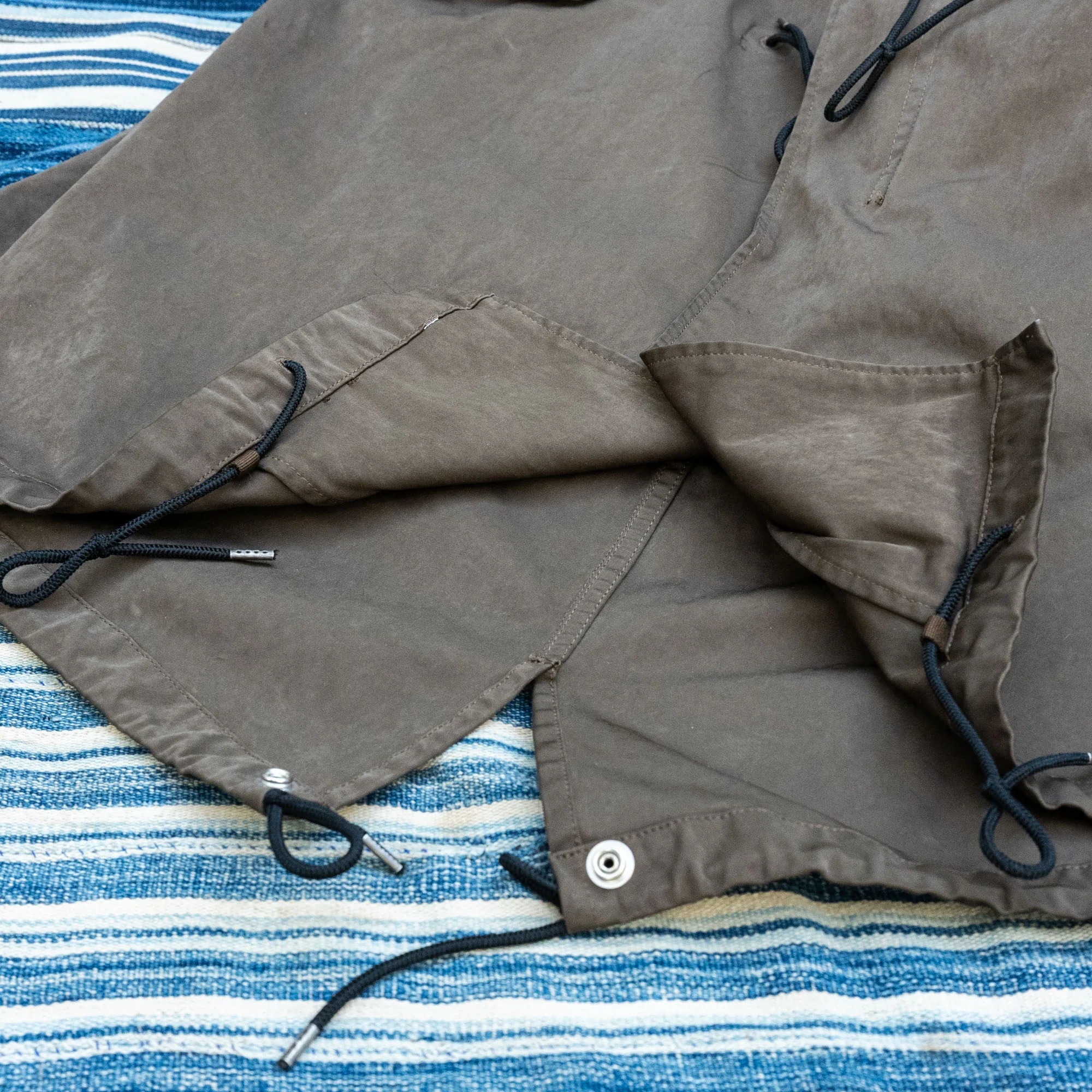 TEN C 13oz OJJ Parka – Dark Olive - Image 6