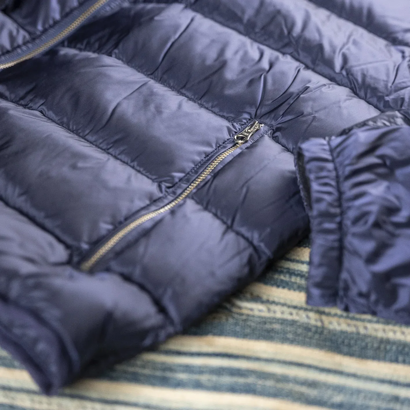 Ten C Down Liner Jacket – Navy - Image 5