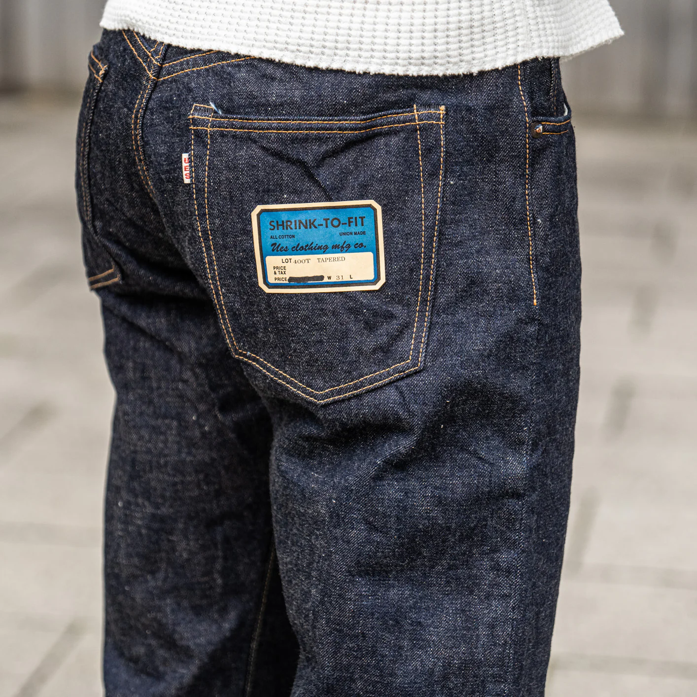 UES 400-T 14,9oz Tapered Jeans - Image 3