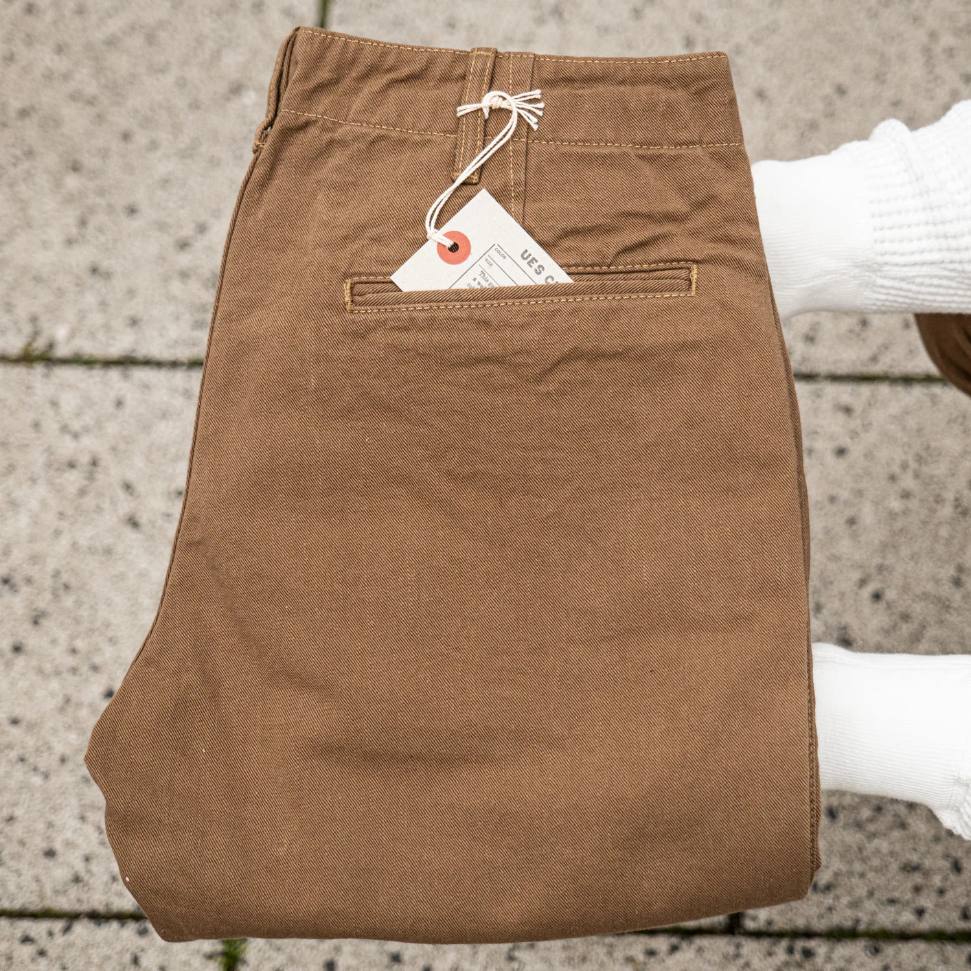 UES C410 13oz Selvedge Slub Chino – Slim Tapered - Image 6