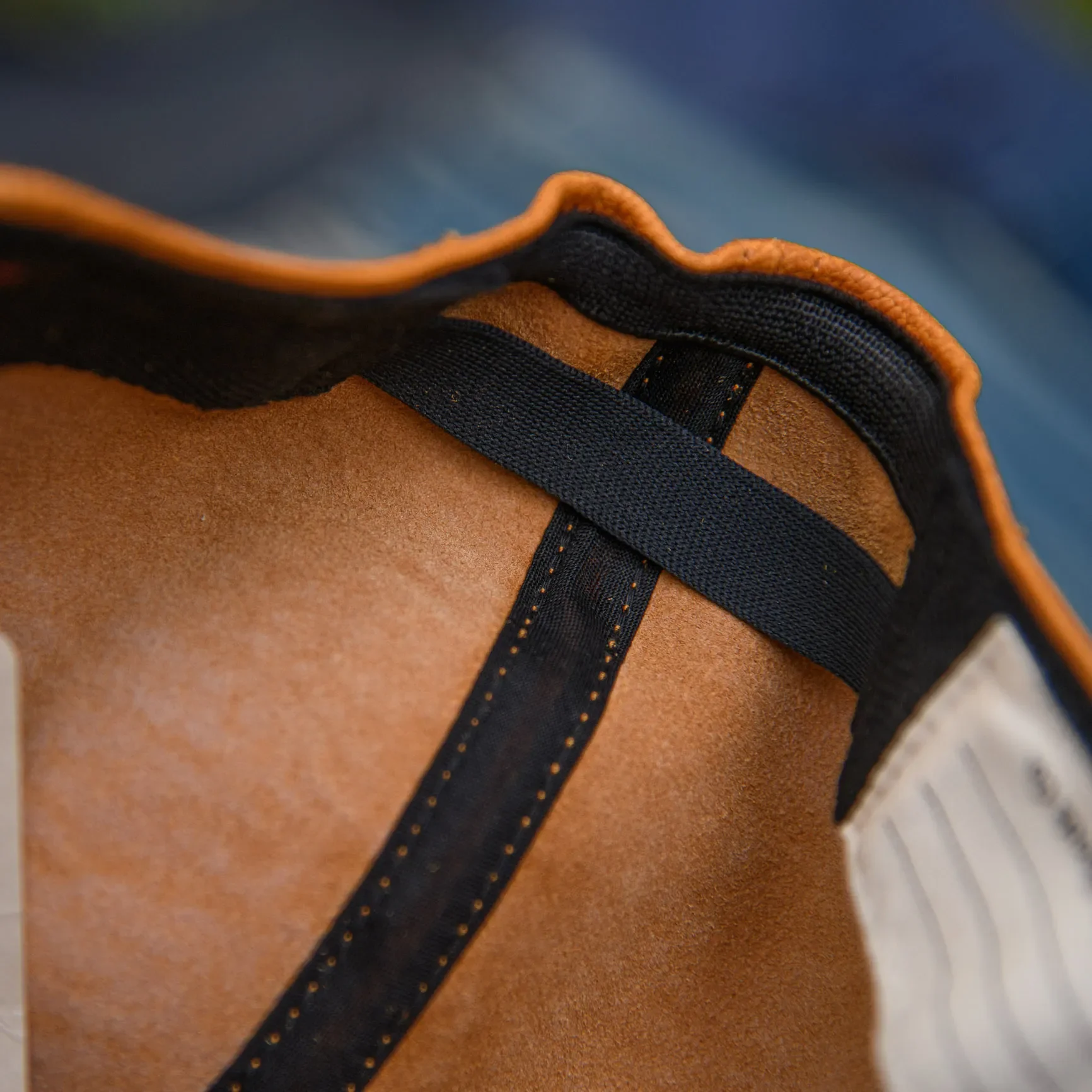 UES Leather Baseball Cap - Camel / Goatskin - Image 3