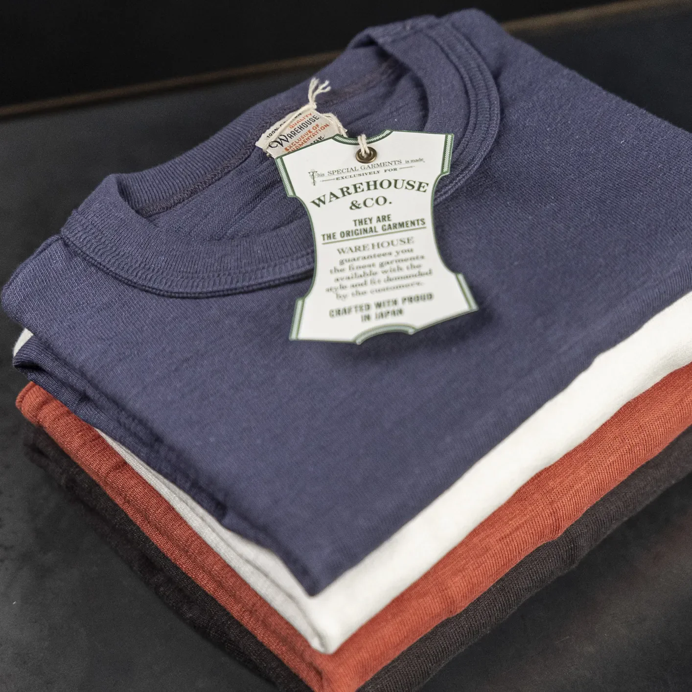 Warehouse Co. Lot 4601 Loopwheeled Slub Yarn T-Shirt - Eggplant - Image 4