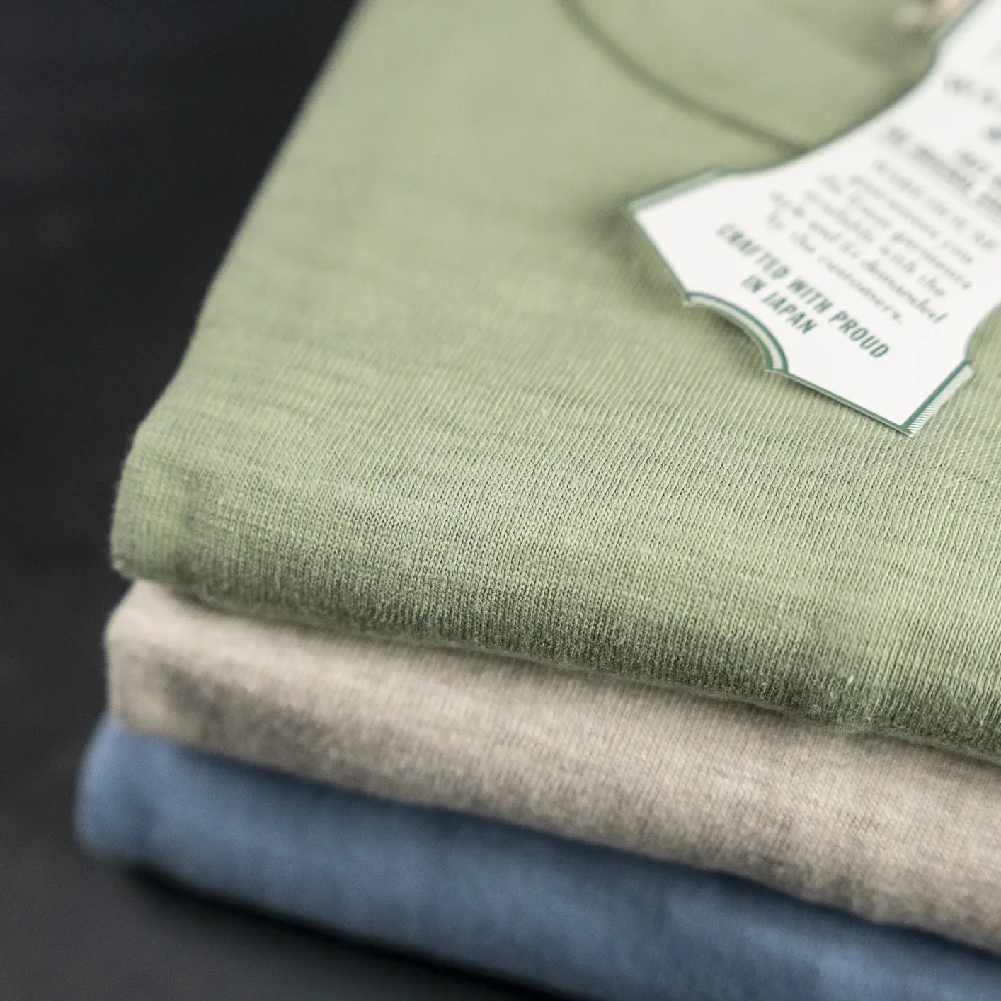 Warehouse Co. Lot 4601P Loopwheeled Slub Yarn Pocket T-Shirt - Light Blue - Image 5
