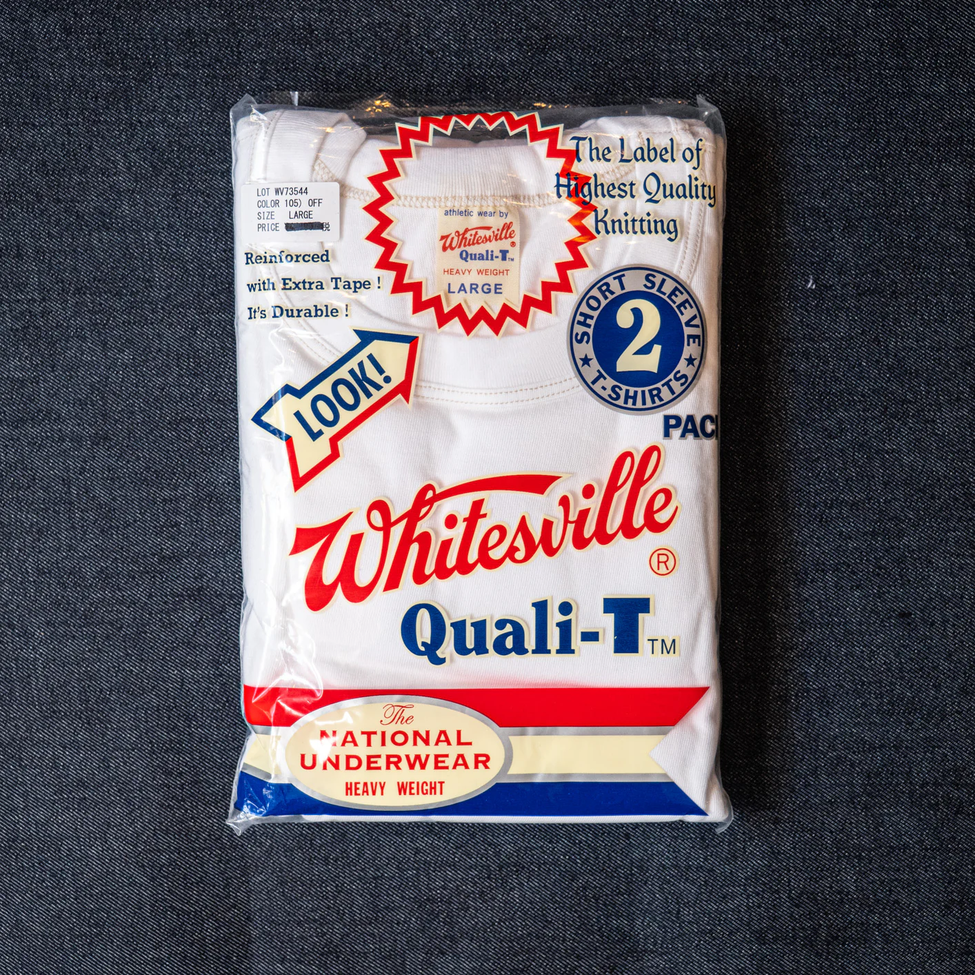 Whitesville 7oz Tubular Knit Tee – 2-Pack / Off-White - Image 10